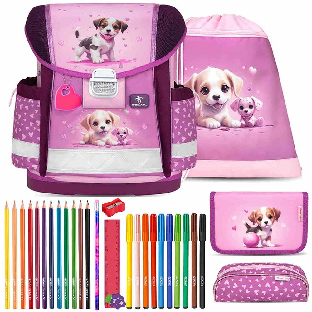Belmil Schulranzen Set Classy 10-teilig 2025 Mädchen Little Puppies