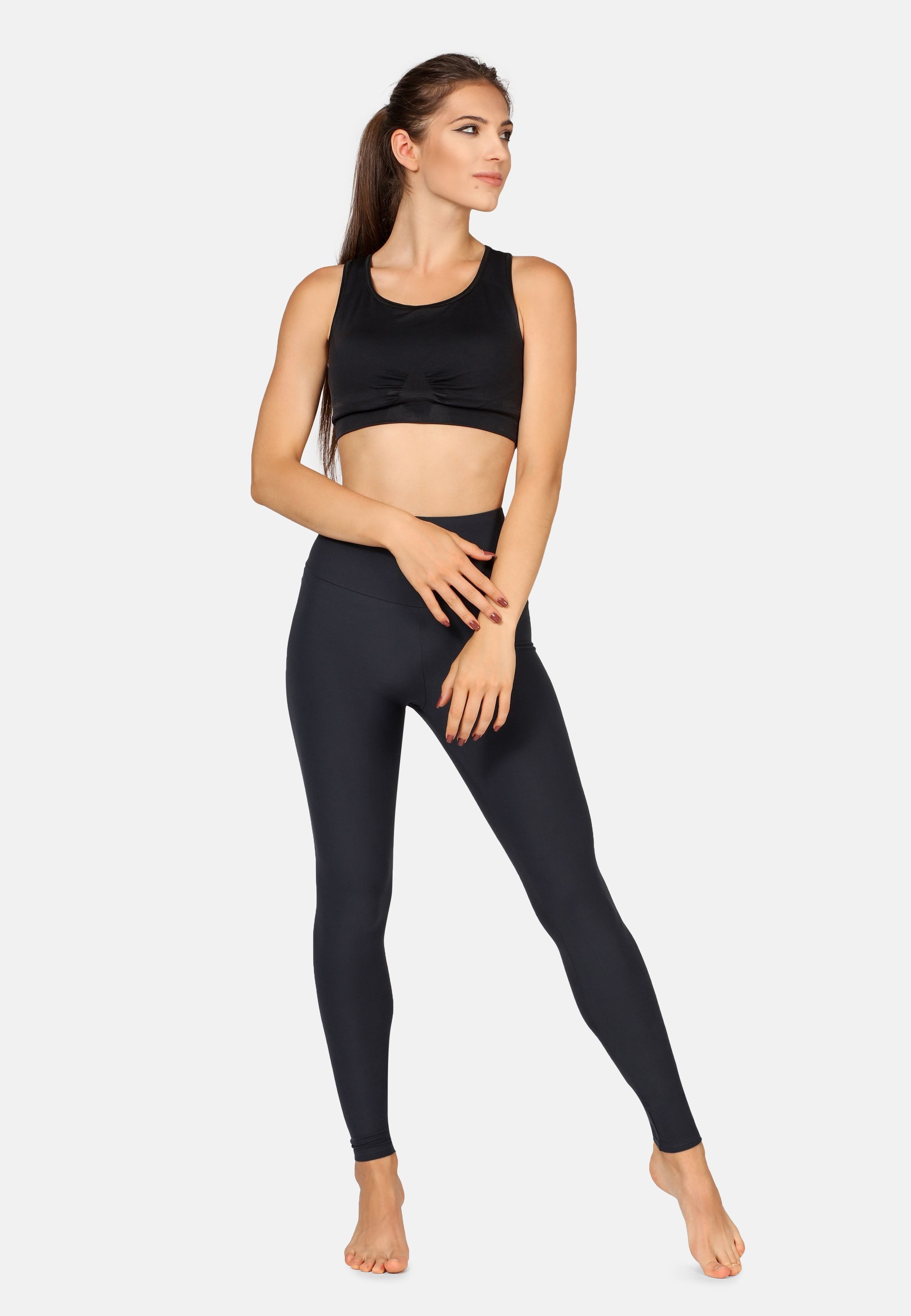 Merry Style Leggings Damen Lange Sporthosen Tights MS10-300 (1-tlg) mit hoher Taille