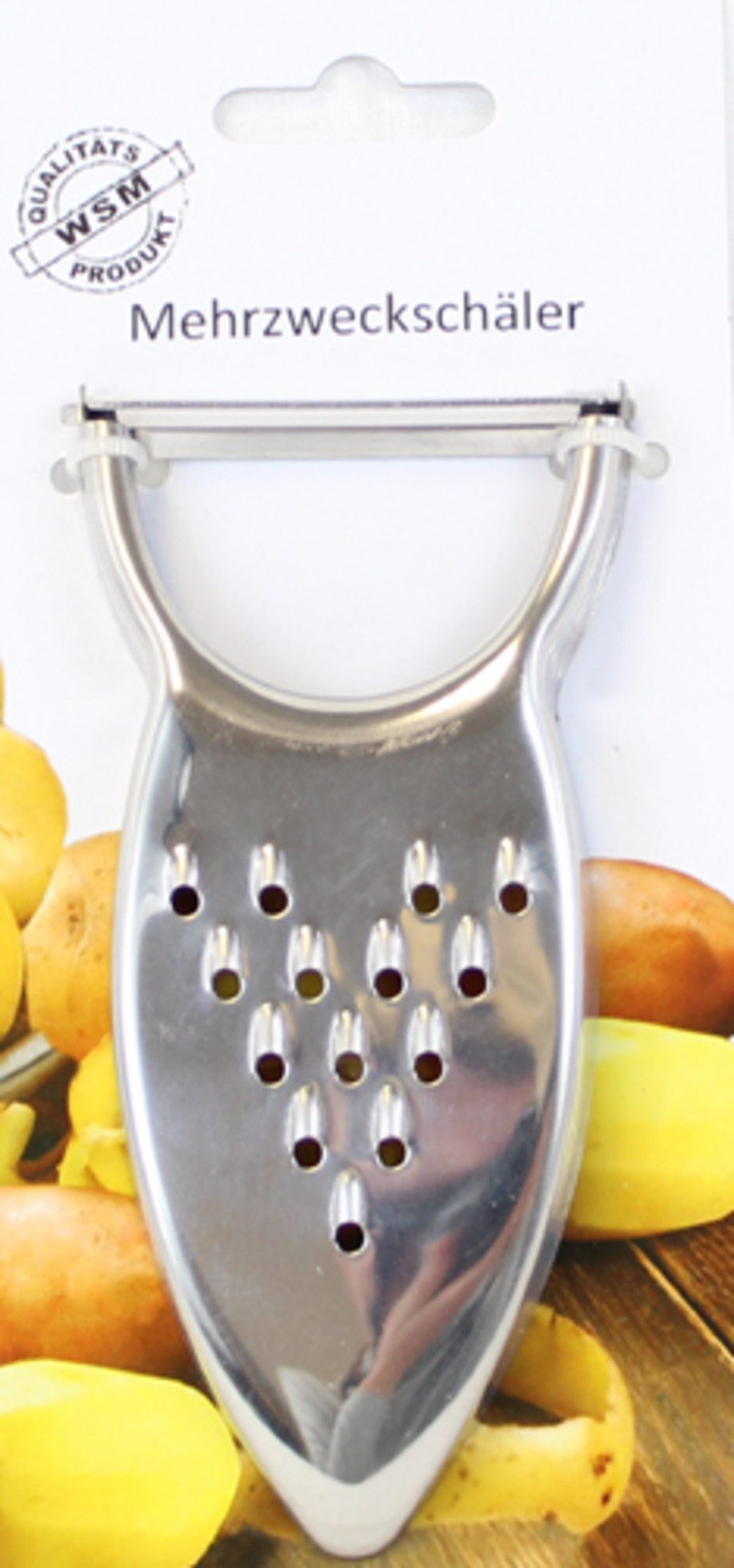 wsm Sparschäler Mehrzweckschäler Größe: 12x6cm, (1-tlg)