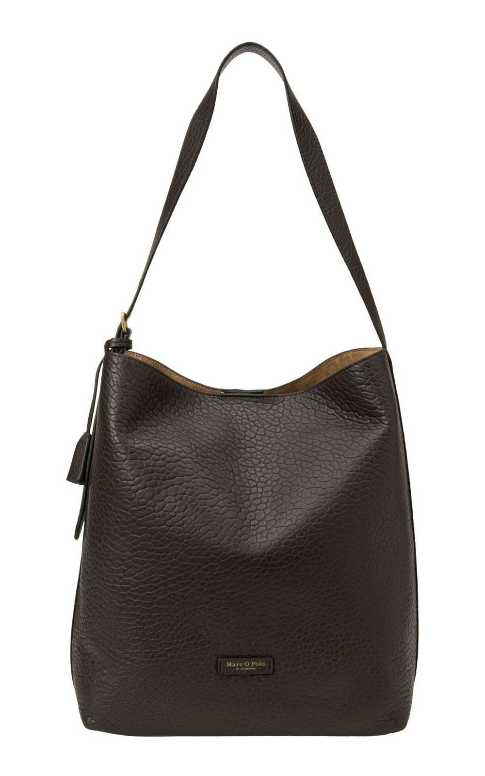 Marc O'Polo Schultertasche Hobo Bag, aus echtem Leder
