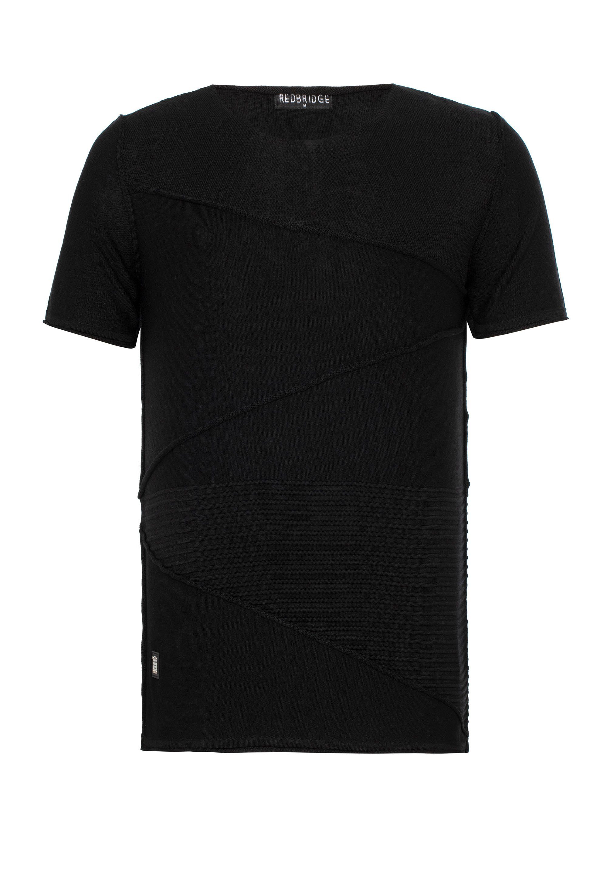 wechselnder mit schwarz T-Shirt RedBridge Textur Evansville