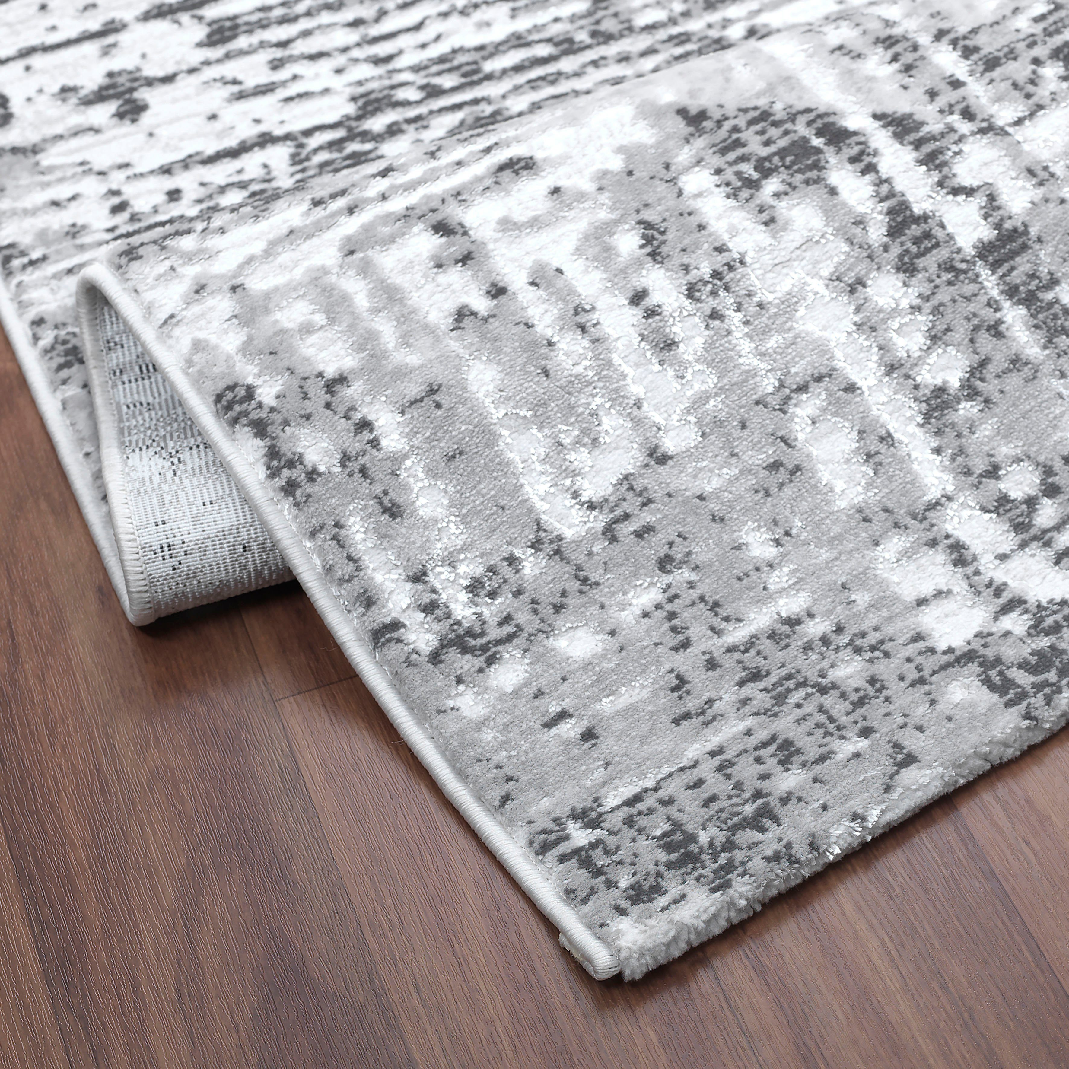 Sanat Teppich Harmony 3215, auch als Läufer und rund, rechteckig, Höhe: 12 mm, Wohnzimmer, Kurzflor, modern, abtrakt, Schlafzimmer