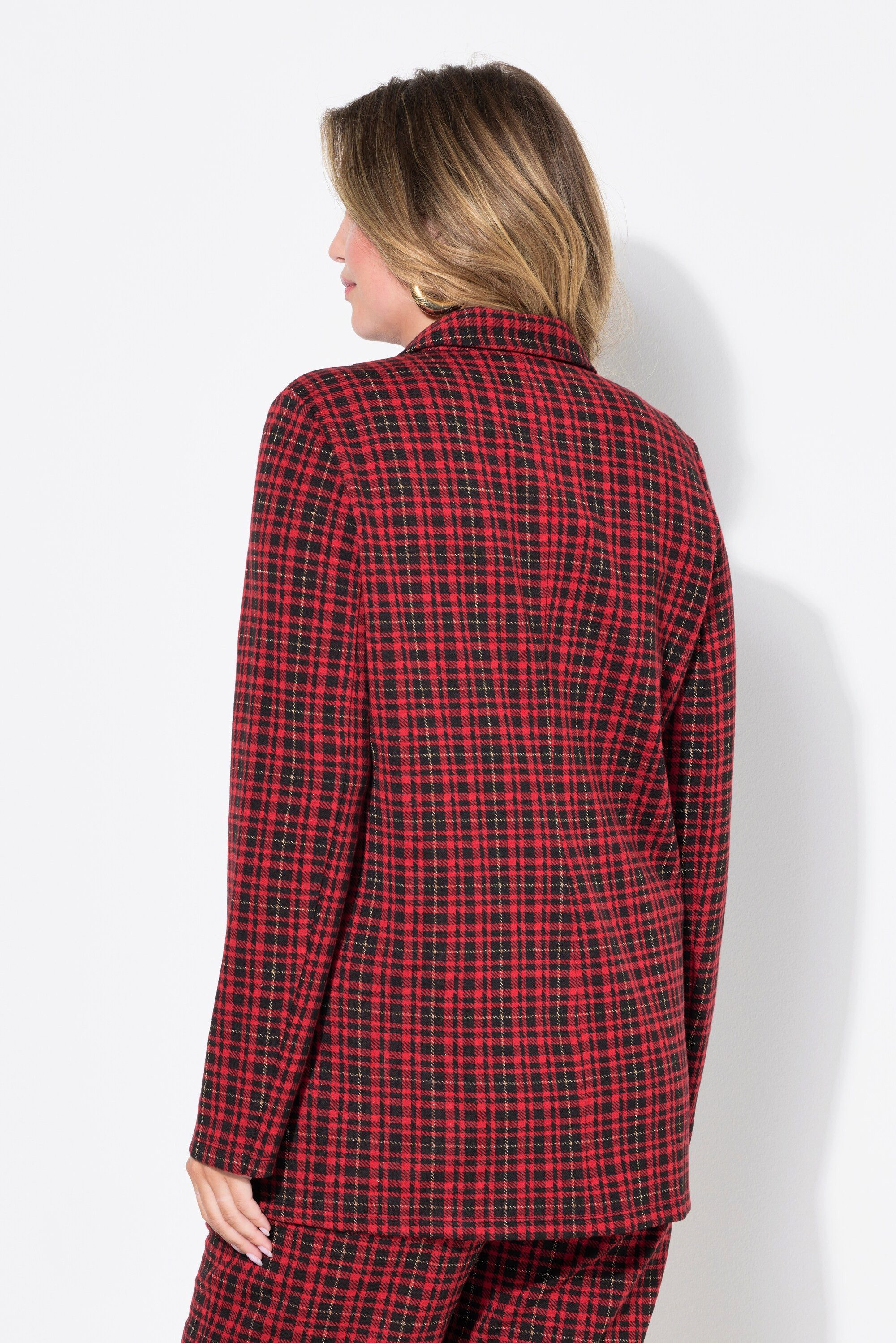 MIAMODA Blusenblazer Blazer Glitzereffekt
