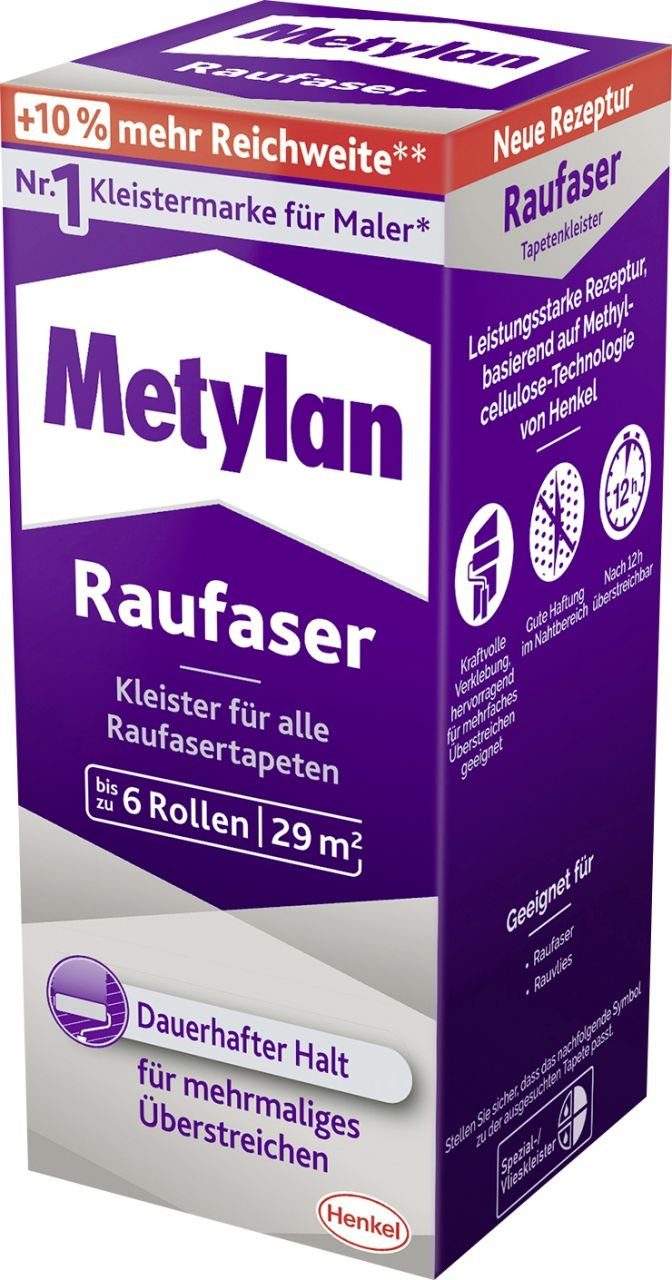 Metylan Kleister 180 Raufaser Paket Metylan Tapetenkleister g