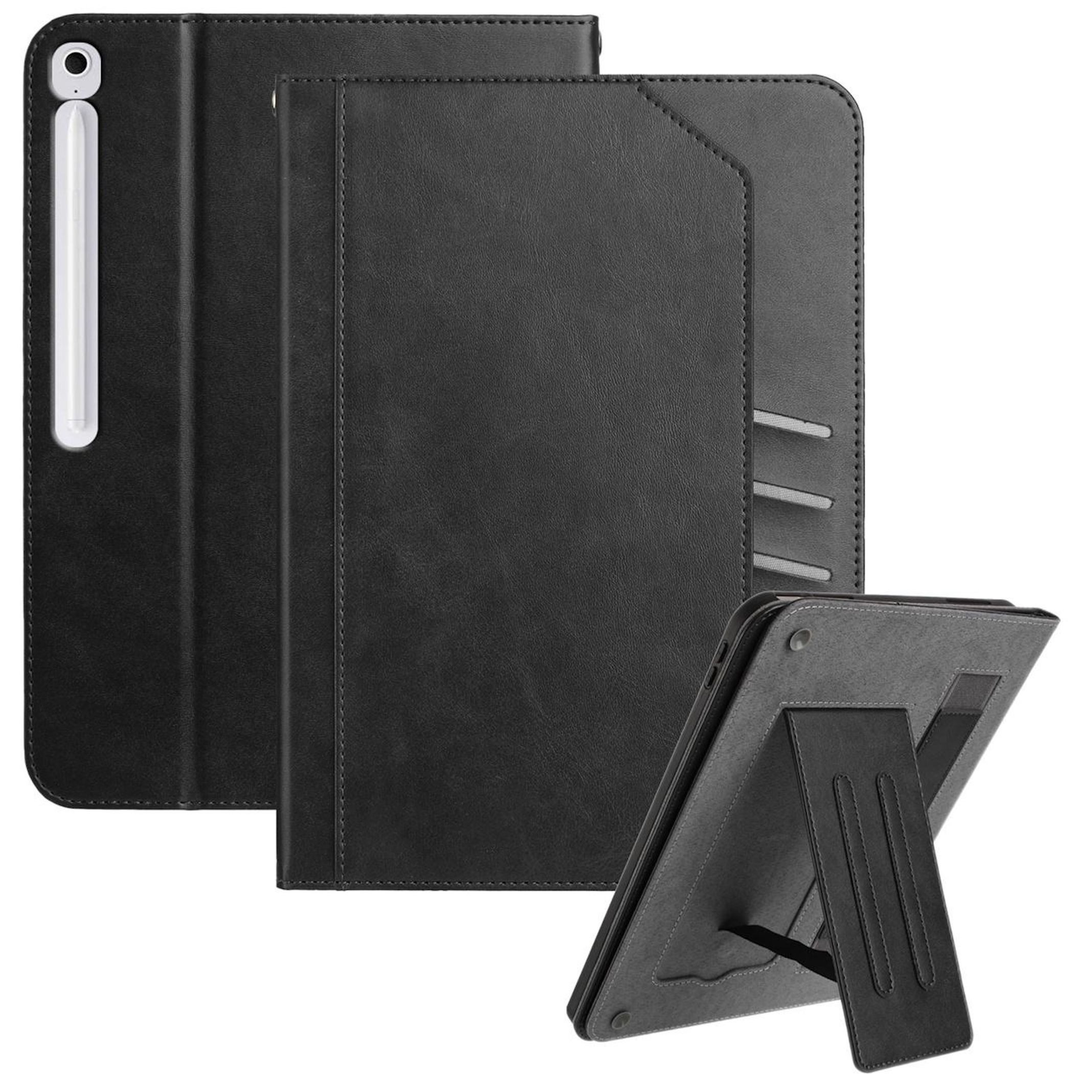 Wigento Tablet-Hülle Für Samsung Galaxy Tab S10 FE Plus Multifunktionale Hülle Schwarz, Standfunktion, Handschlaufe