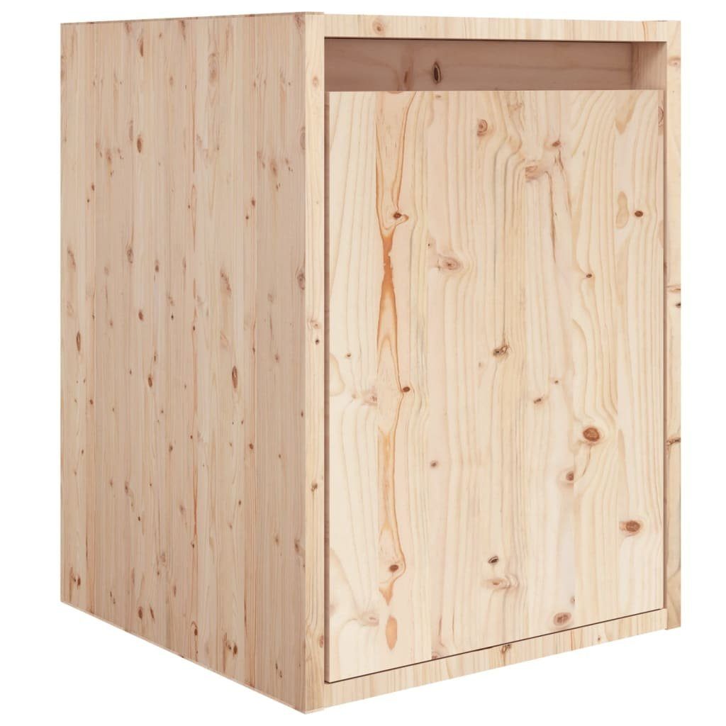 vidaXL Kiefer TV-Schränke Massivholz Stk. Natur (8-St) 8 TV-Schrank