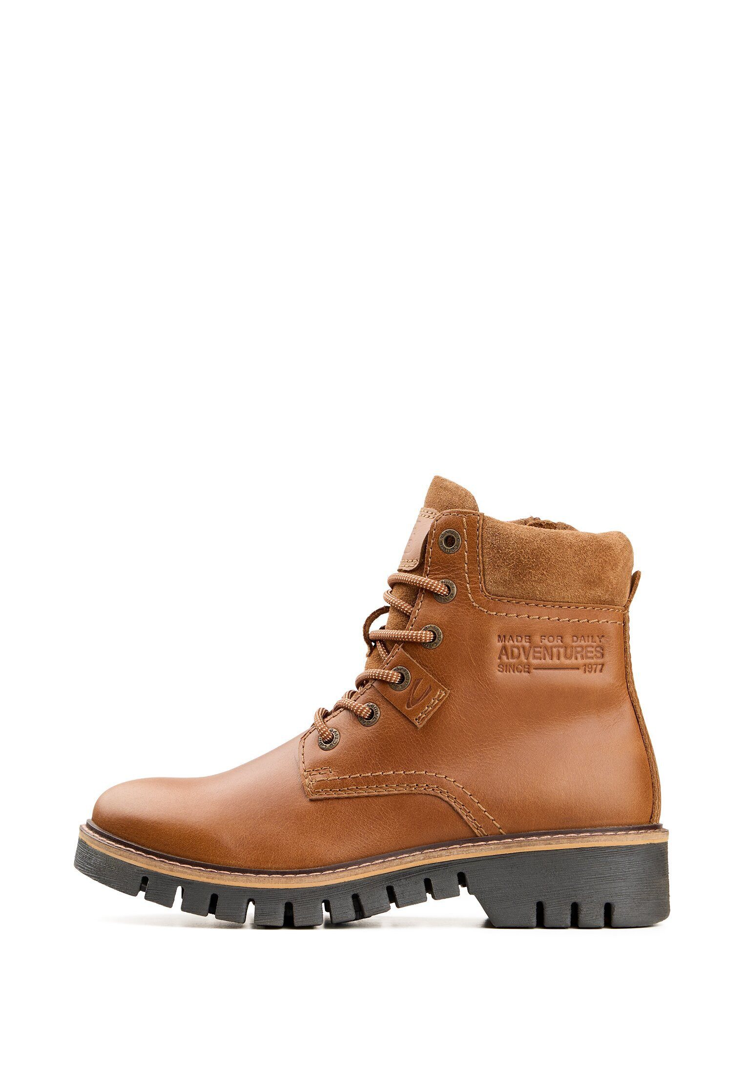 camel active mit Profilsohle Schnürstiefel