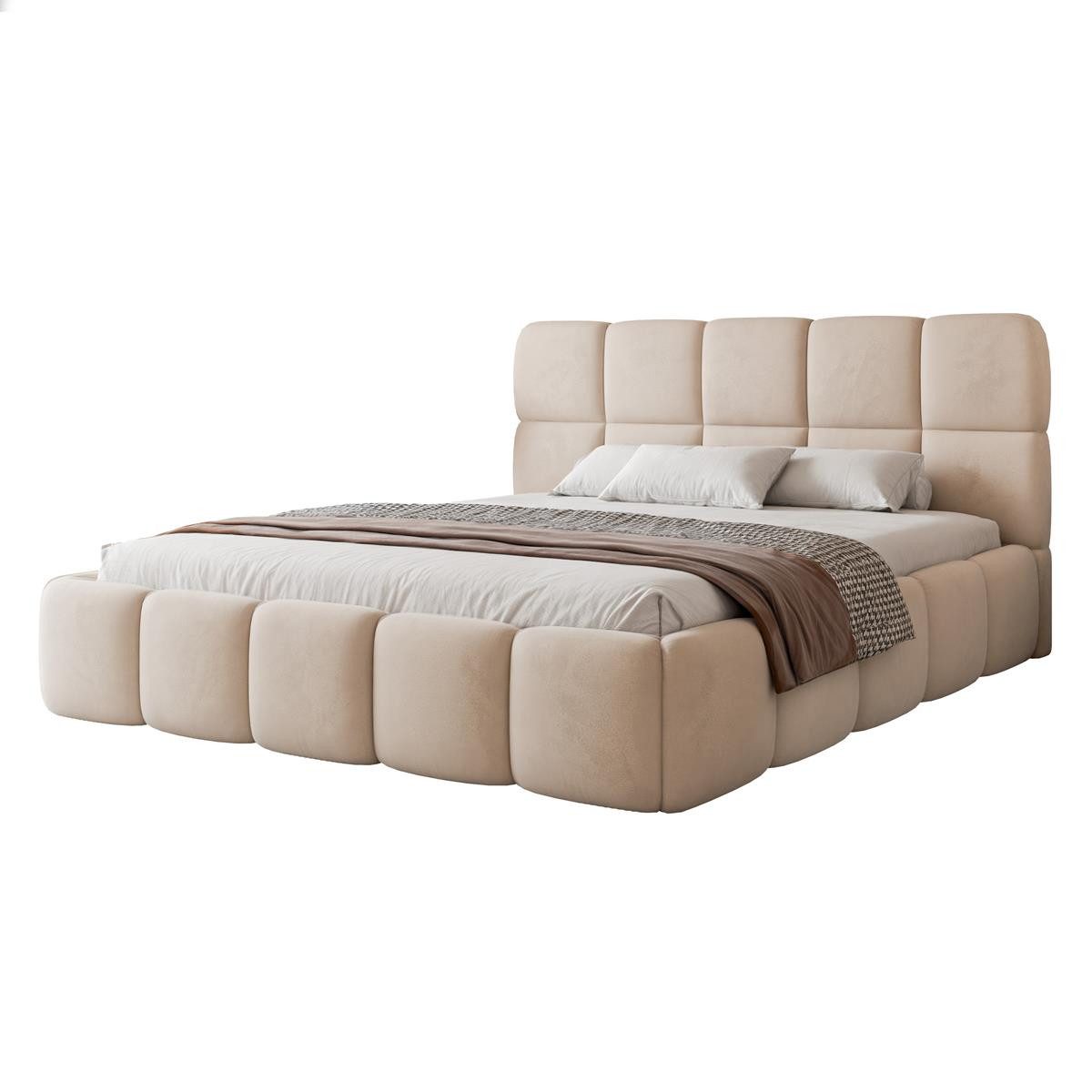 Compleo Polsterbett Stauraumbett modern CLOUDY, Komfortbett, günstig online kaufen