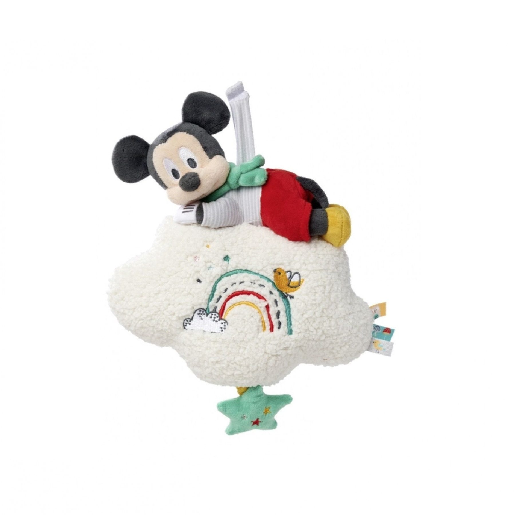 Disney Mickey Mouse Taschenanhänger Baby Musik Anhänger zum Ziehen aus Plüsch