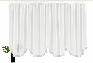 Bogenstore Eby, my home, Kräuselband (1 St), transparent, Voile, Transparent Polyester