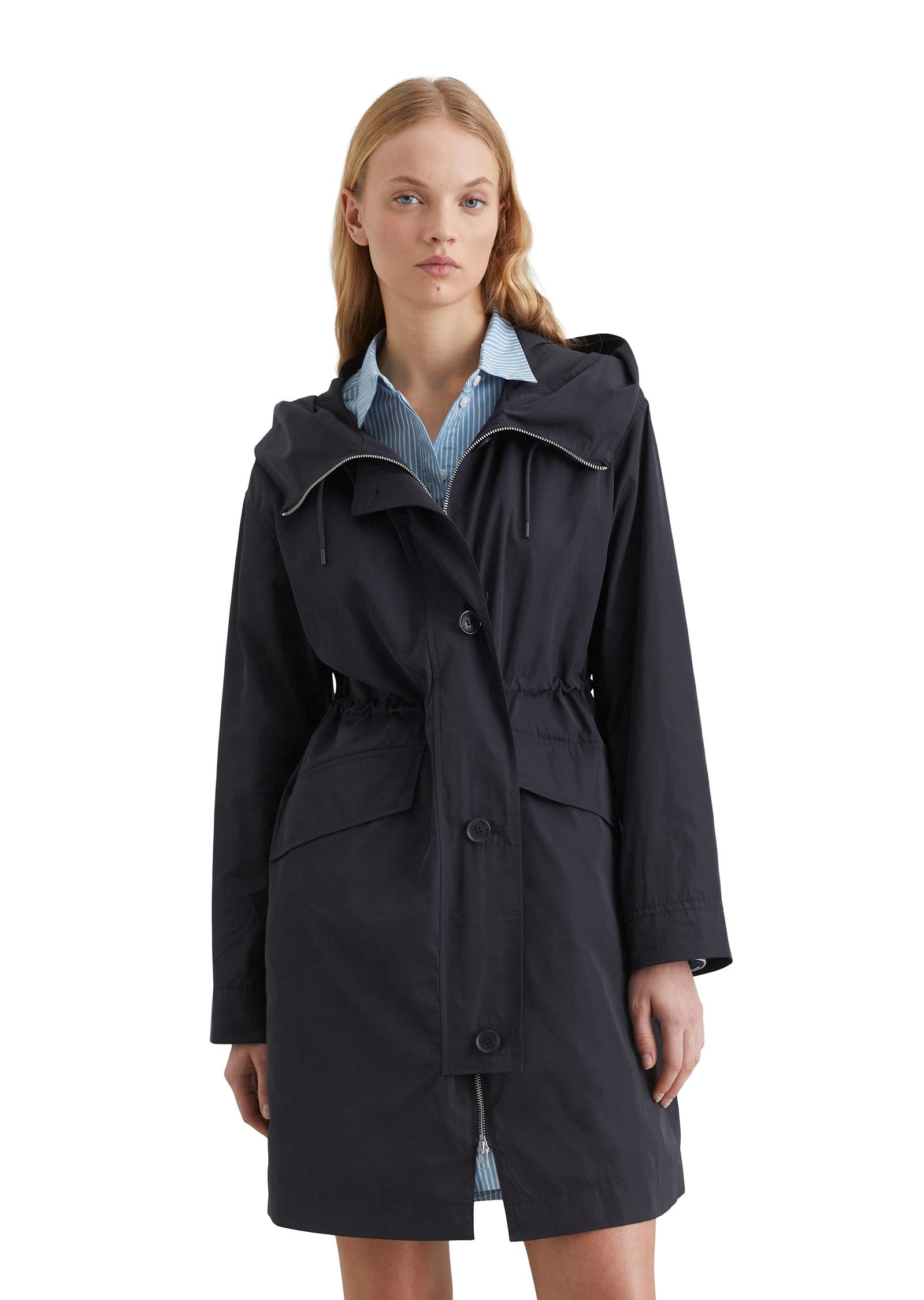 Marc O'Polo DENIM Funktionsmantel aus wasserabweisendem Polyester