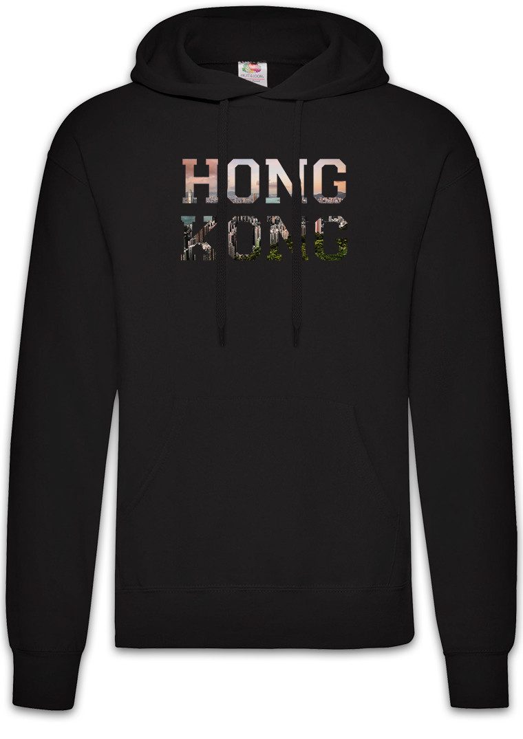 Hoodie Hongkong Herren Hoodie Hong Kong Skyline Stadt City Ville China