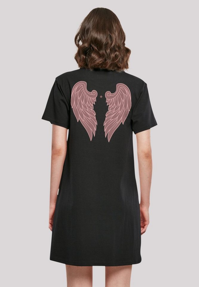 F4NT4STIC Shirtkleid Engel Damen T-Shirt Kleid Print, Leicht ausgestellte  A-Form für eine tolle Figur