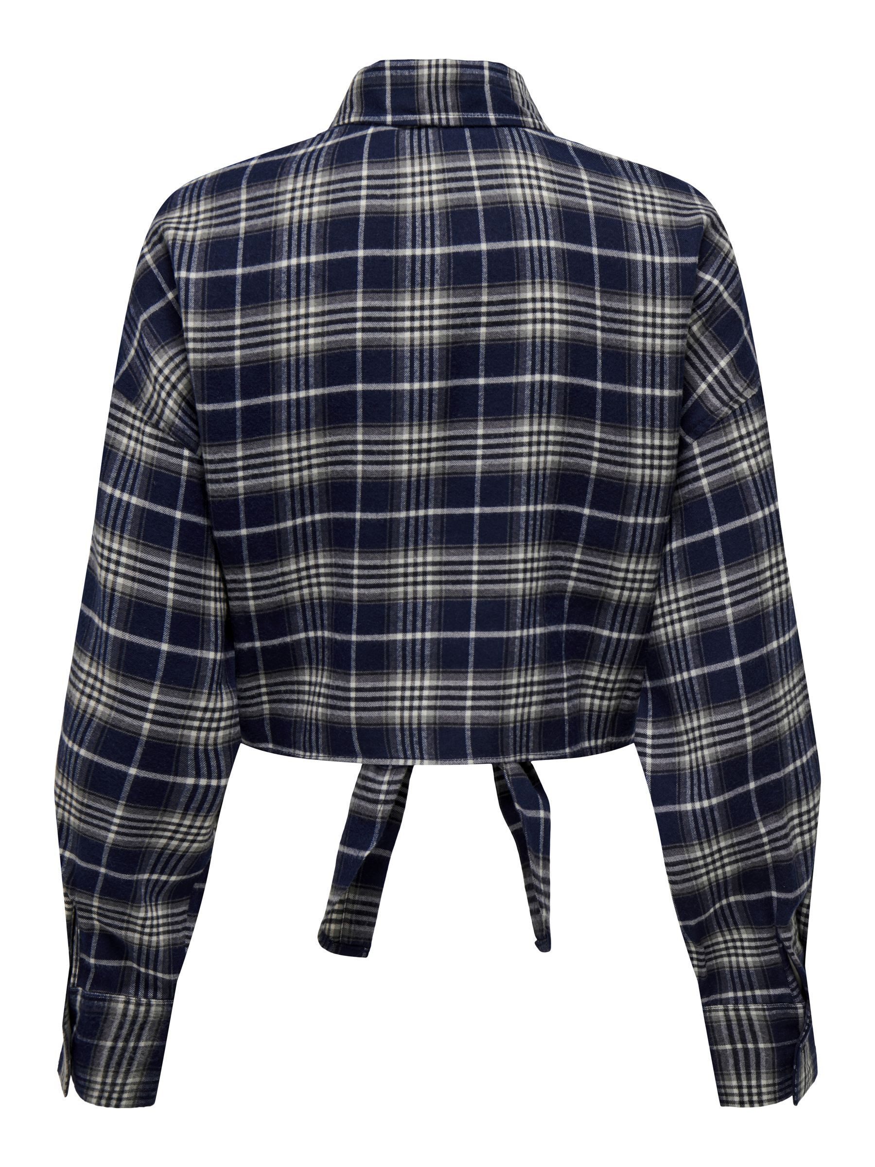 ONLY Langarmbluse ONLREBECCA LS KNOT CHECK SHIRT WVN günstig online kaufen