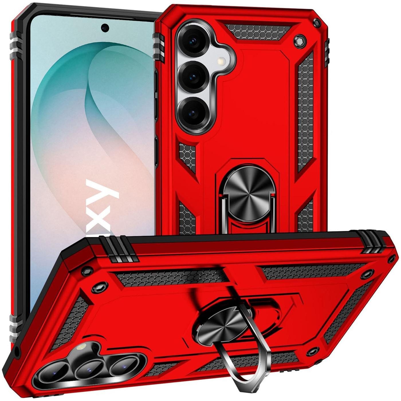 CoolGadget Handyhülle Armor Shield Case für Samsung Galaxy S26 6,3 Zoll, Outdoor Cover mit Magnet Ringhalterung Handy Hülle für Samsung S26