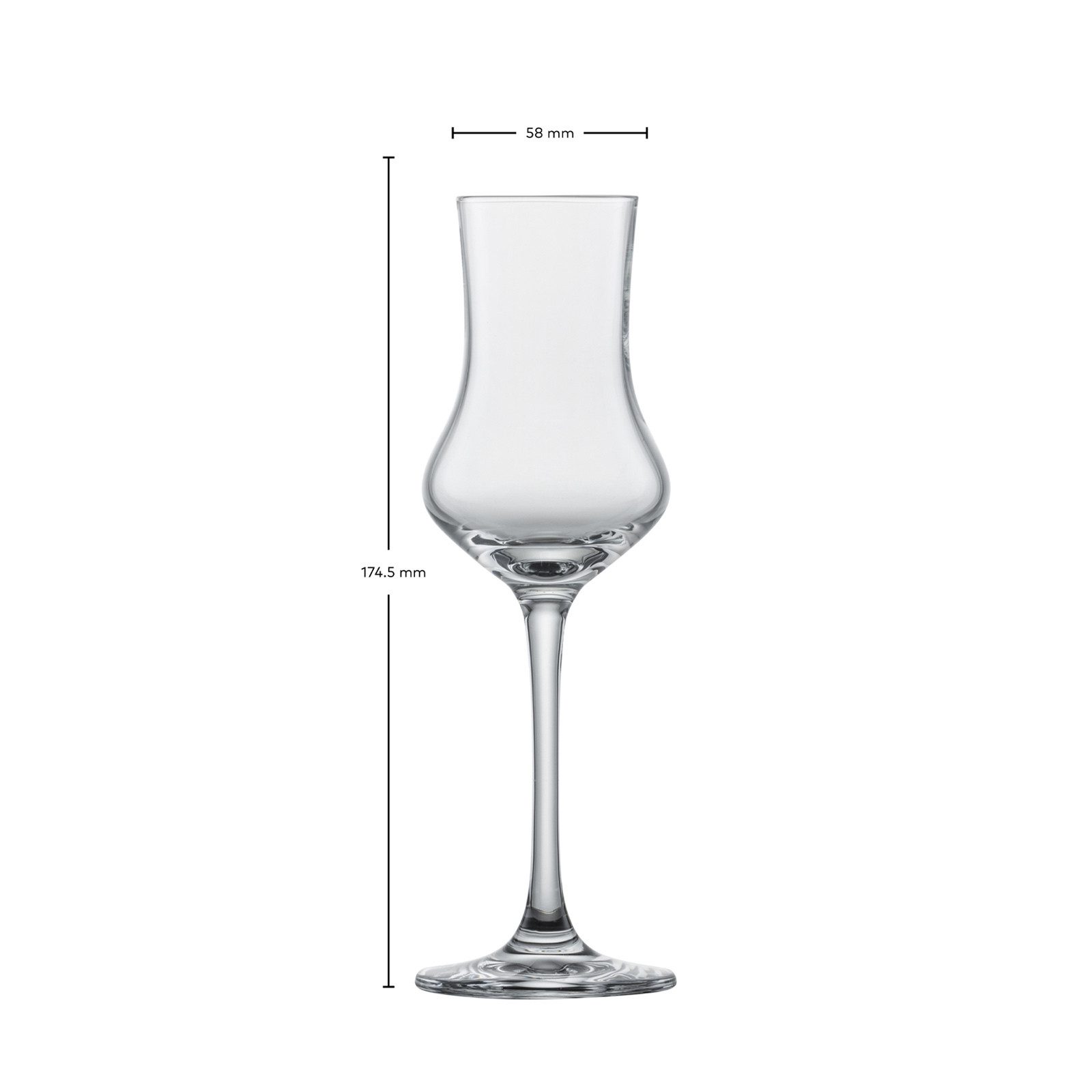 SCHOTT-ZWIESEL Schnapsglas BAR SPECIAL Digestifgläser 95 ml 6er Set, 6-tlg., Glas