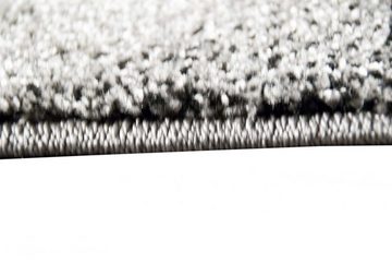 Teppich Designer Teppich Moderner Teppich Wohnzimmer Teppich Kurzflor Teppich mit Konturenschnitt Karo Muster Grün Grau Weiß Schwarz, Teppich-Traum, rechteckig, Höhe: 13 mm