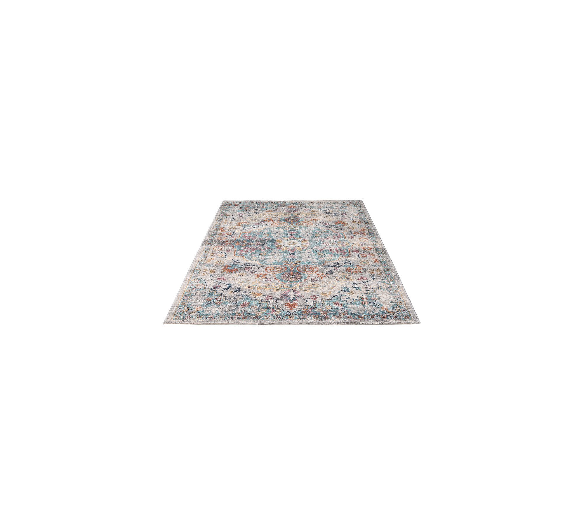 Floornovo Outdoorteppich In- & Outdoor Teppich Mehrfarbig versch. Größen - rechteckig für die, rechteckig, Terrassenteppich