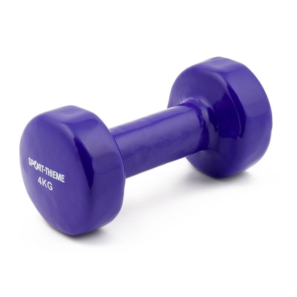 Sport-Thieme Kurzhantel Fausthantel Vinyl, 12 Gewichtsstufen für individuelles Krafttraining