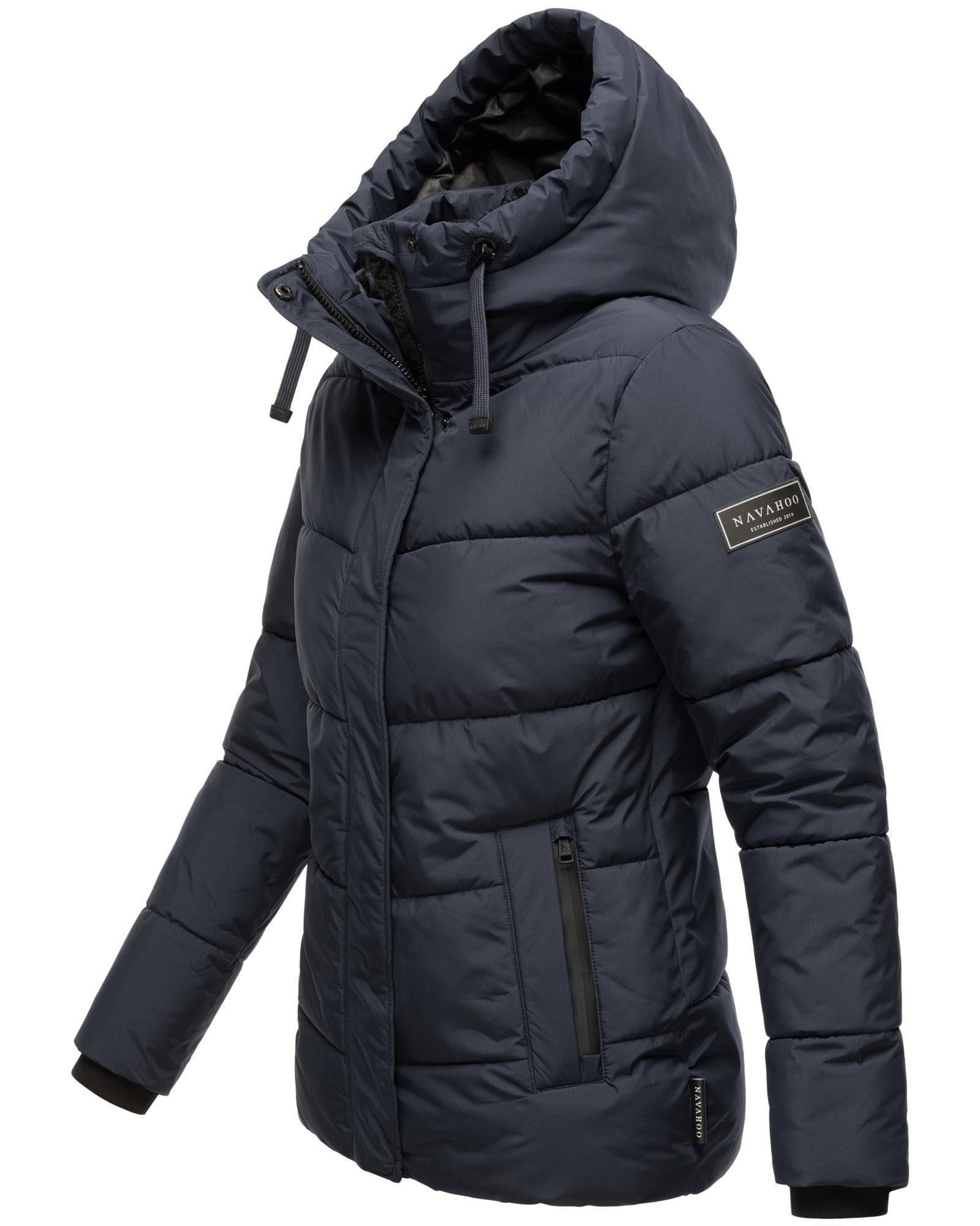 Navahoo Steppjacke Sag ja XIV Warme gesteppte Winterjacke mit Kapuze