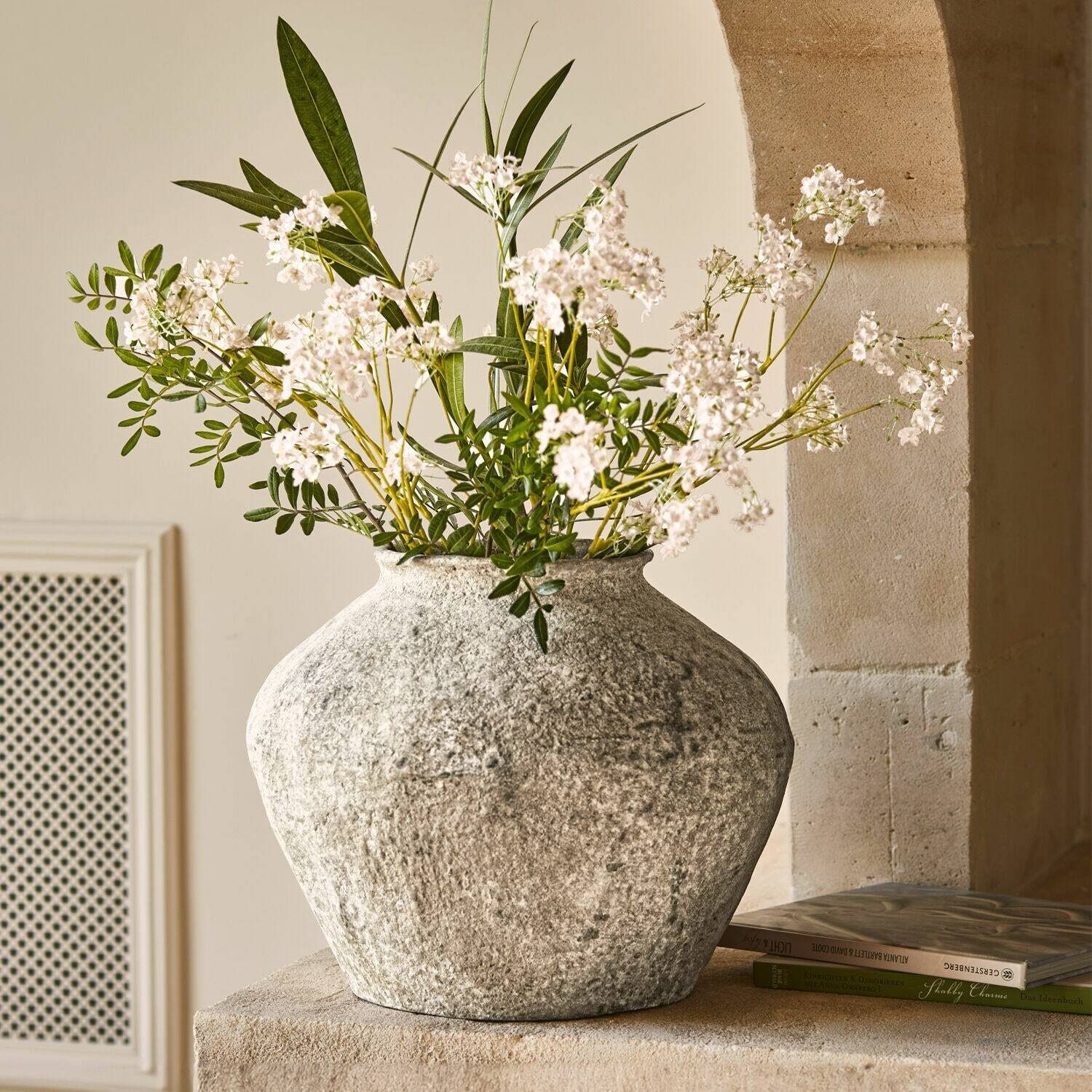 Mirabeau Tischvase Vase Champs antikgrau günstig online kaufen