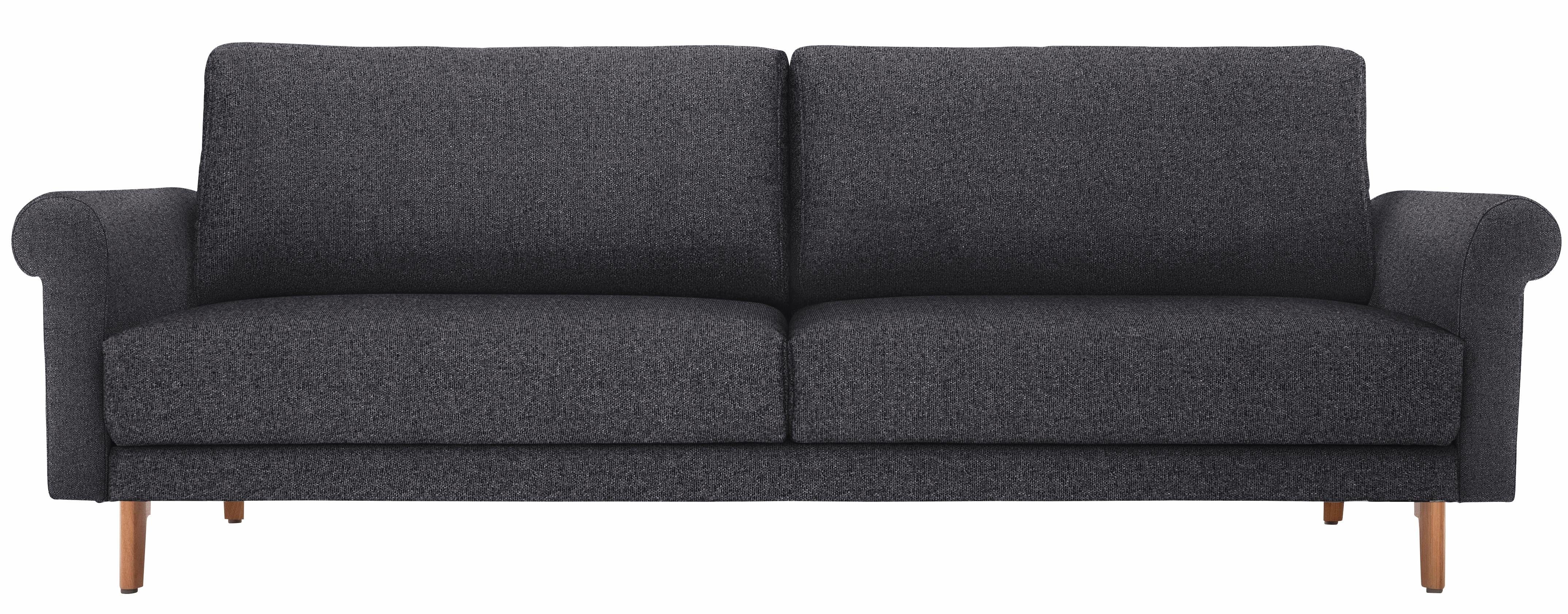 Creation BY ROLF BENZ 3-Sitzer CR.450, Designsofa, Loungesofa, modern Landhaus, Breite 208 cm, Füße in Nussbaum