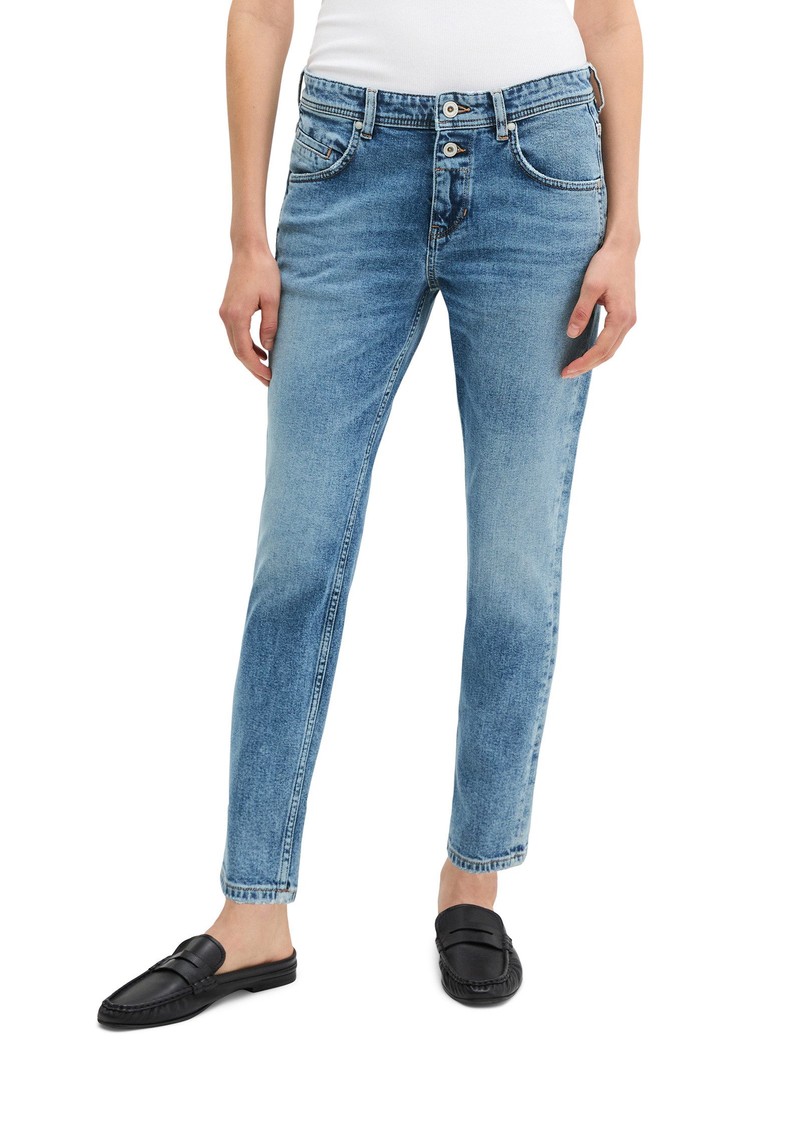 Marc O'Polo Boyfriend-Jeans aus Bio-Baumwoll-Mix