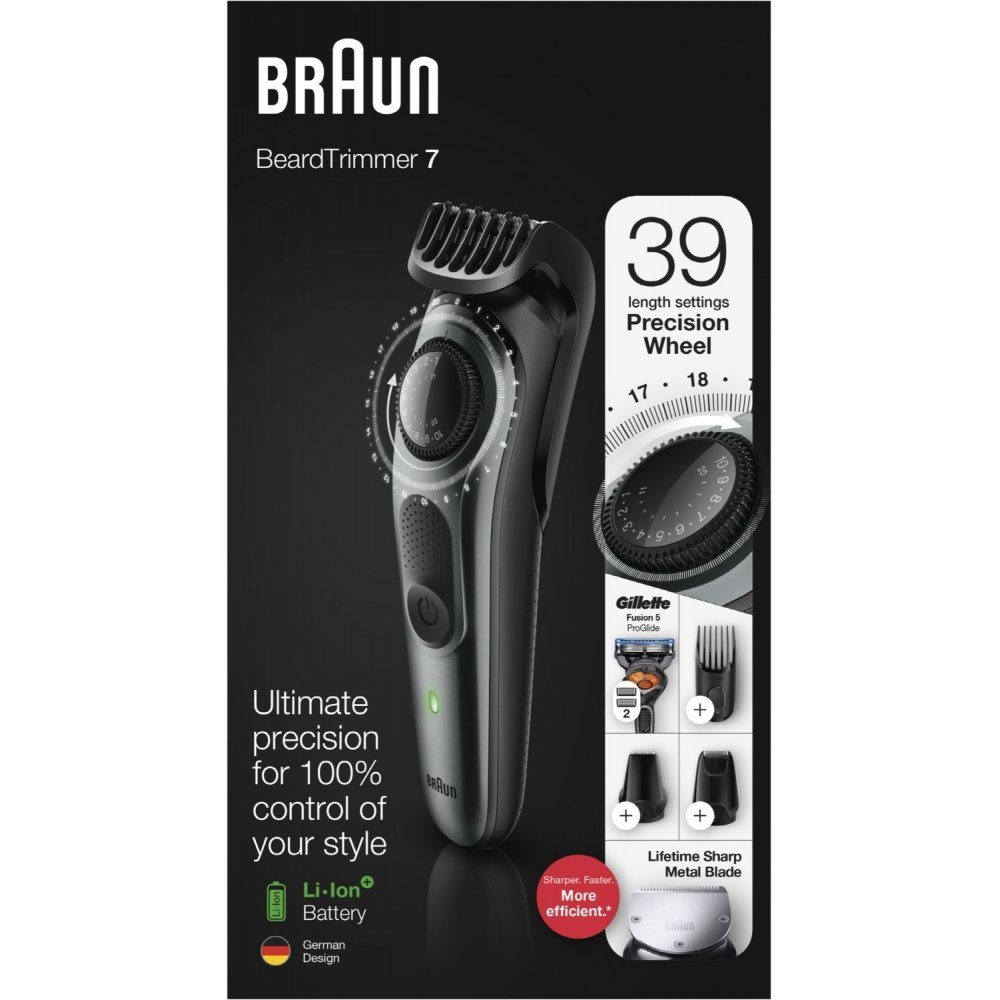 Braun Bartschneider BT Bartschneider 7220 - BeardTrimmer - silber