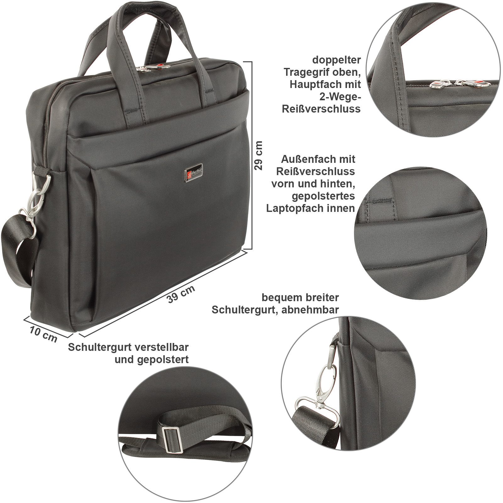 BAG STREET INTERNATIONAL Laptoptasche Große Umhängetasche günstig online kaufen