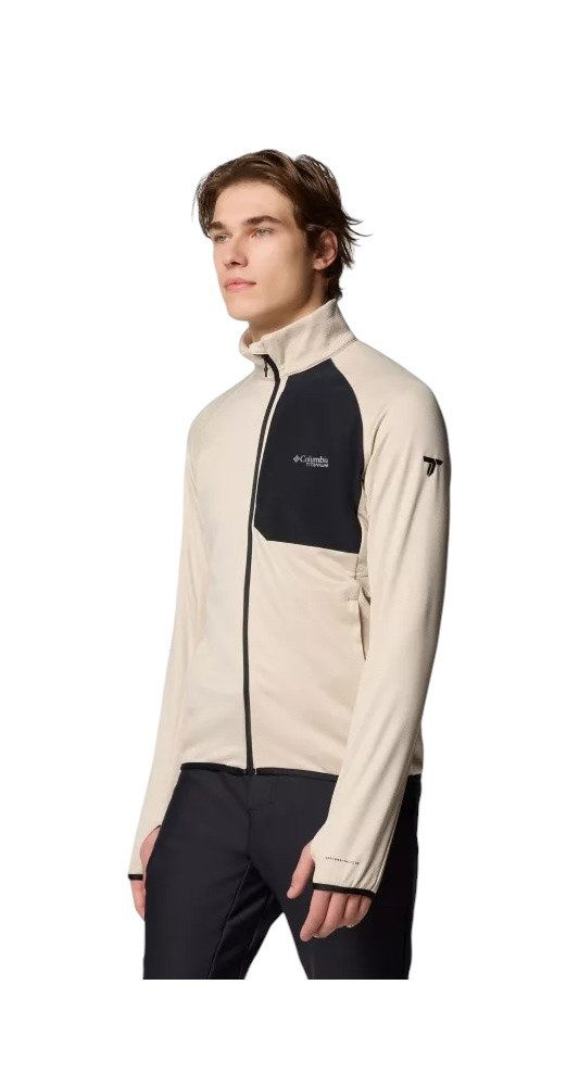 Columbia Fleecejacke Triple Canyon Grid Full Zip II beige/stonegrau Herren