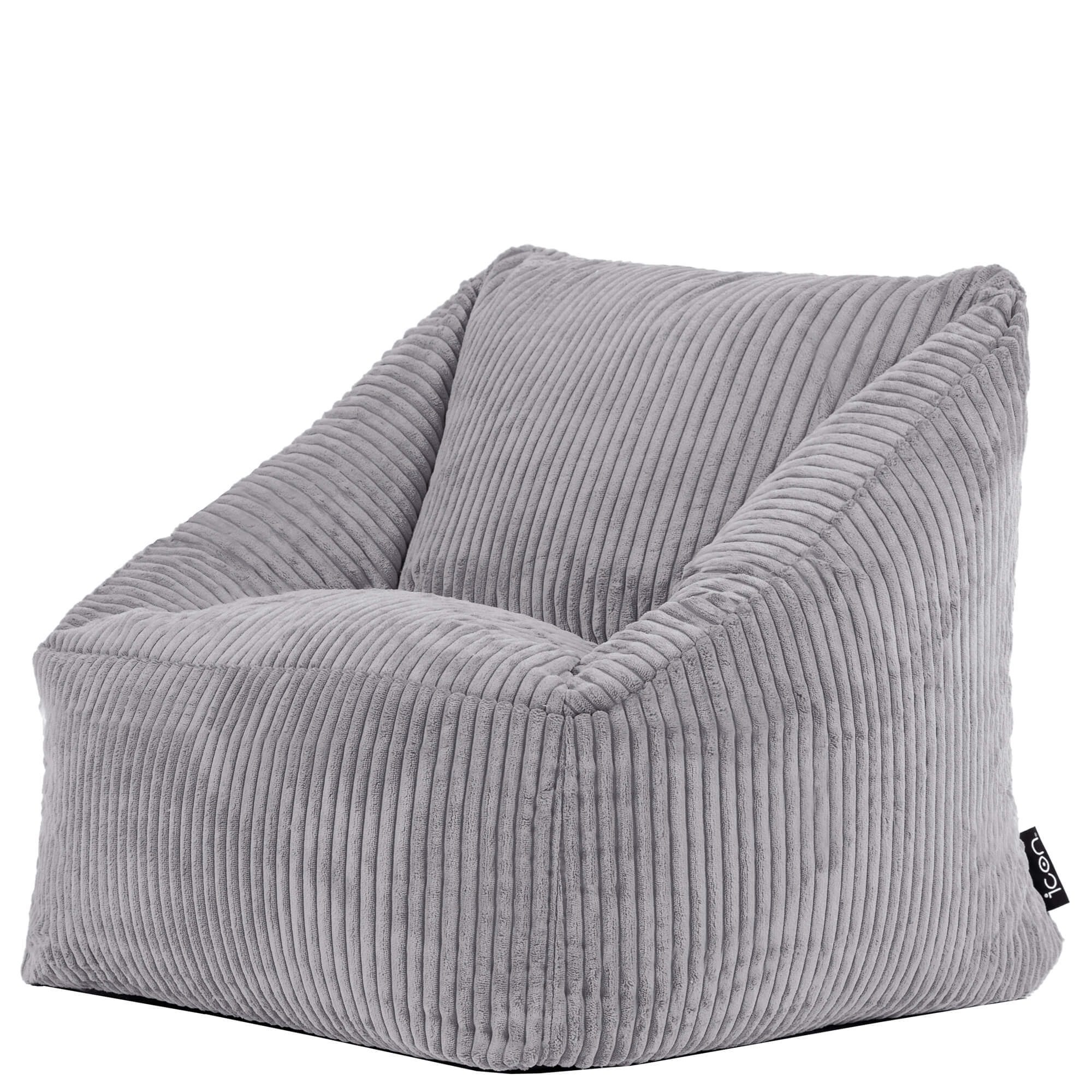 icon Sitzsack Kinder aus Cord Flauschig „Natalia“, 55x44cm, Made in Germany, für Kinderzimmer
