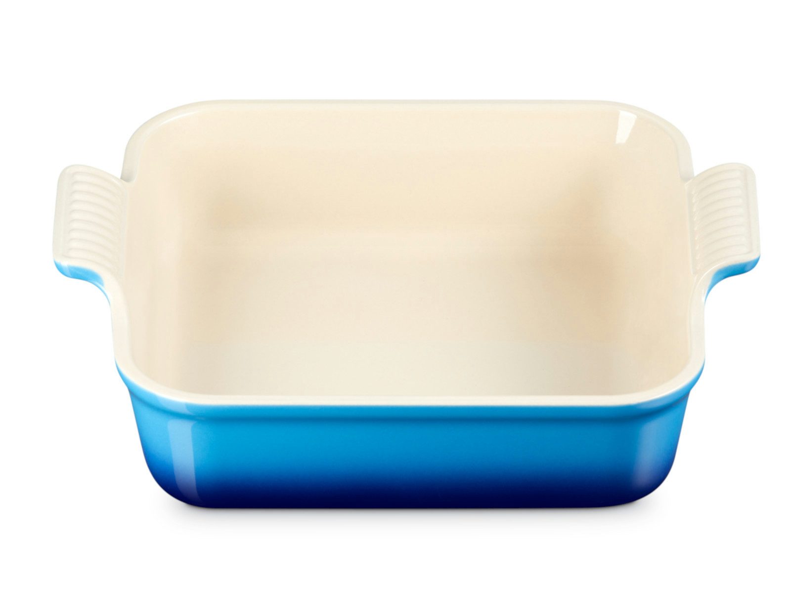 LE CREUSET Auflaufform Auflaufform Tradition quadratisch azure 23cm, Steinzeug – Bild 5 von 5