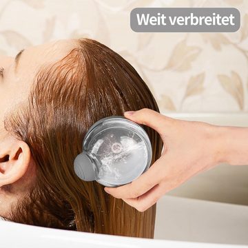 Coonoor Massagebürste Premium Shampoo Bürste Silikon Kopfmassage Kopfhaut Massage, Anti Schuppen Bürste Peeling Silikonkamm [Nass & Trocken]