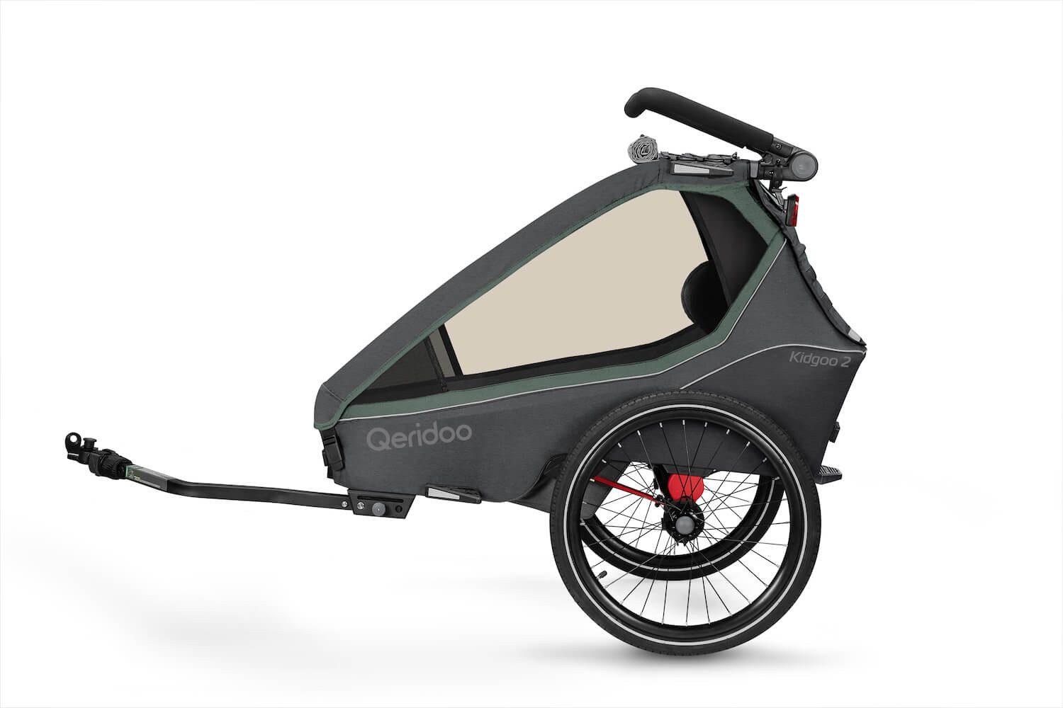 Thumbnail - Qeridoo Fahrradkinderanhänger Kidgoo1 (2 Kinder)