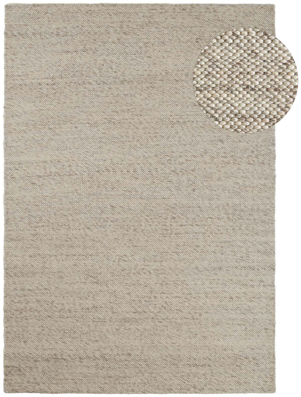 TaCa Home Wollteppich Handgewebter Flachgewebe Woll-Teppich beidseitig verwendbar, rechteckig, Höhe: 5 mm, langlebig – Bild 2 von 5