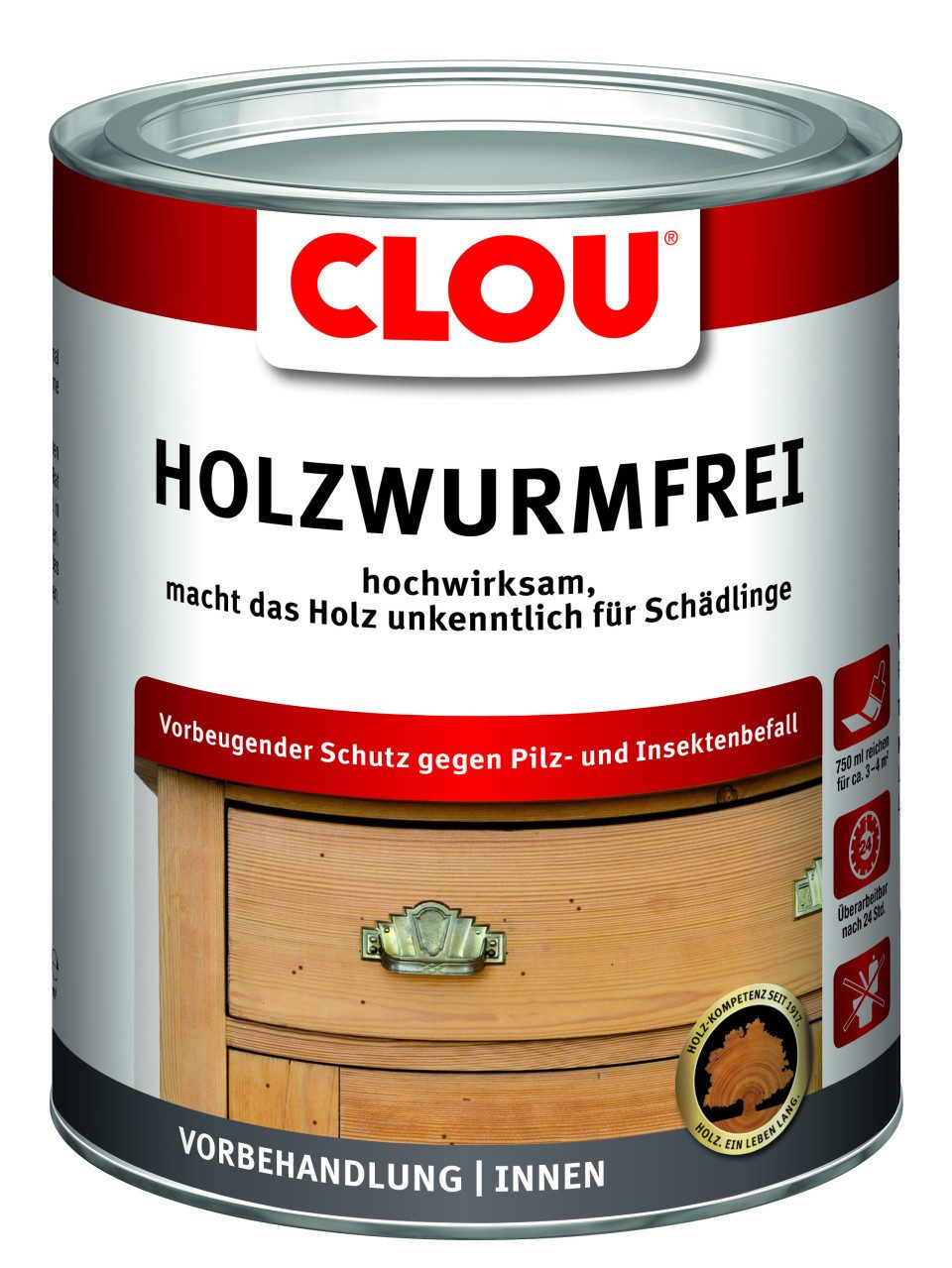CLOU Clou Holzwurmfrei 2,5 L Holzpflegeöl