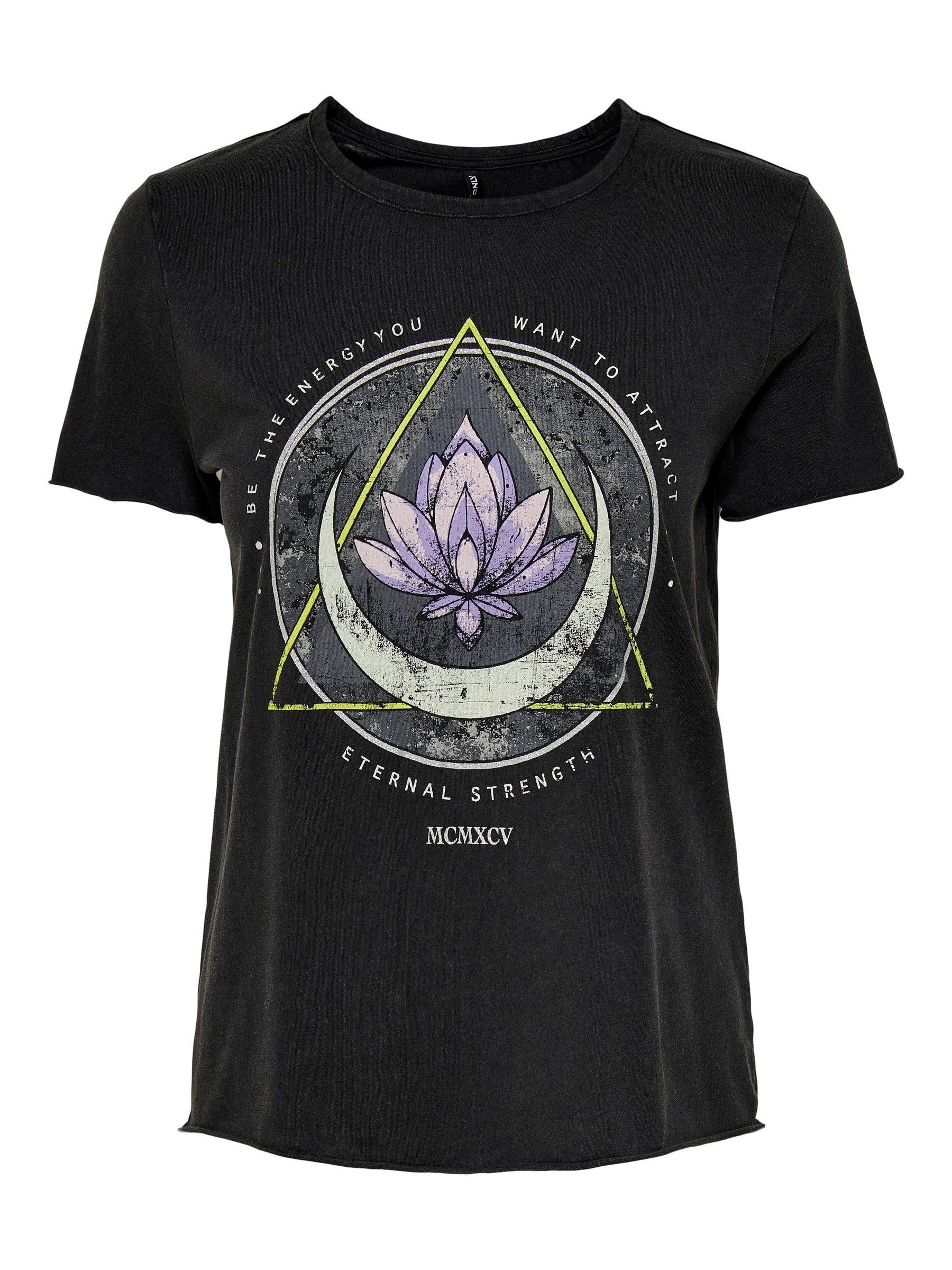 ONLY T-Shirt Bedrucktes T-Shirt Kurzarm Top günstig online kaufen