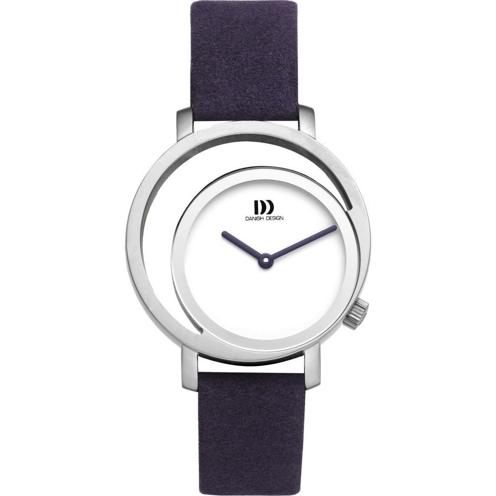 Danish Design Quarzuhr DANISH DESIGN Damen Armbanduhr PICO IV22Q1271 weiß D. 32 mm Veganband