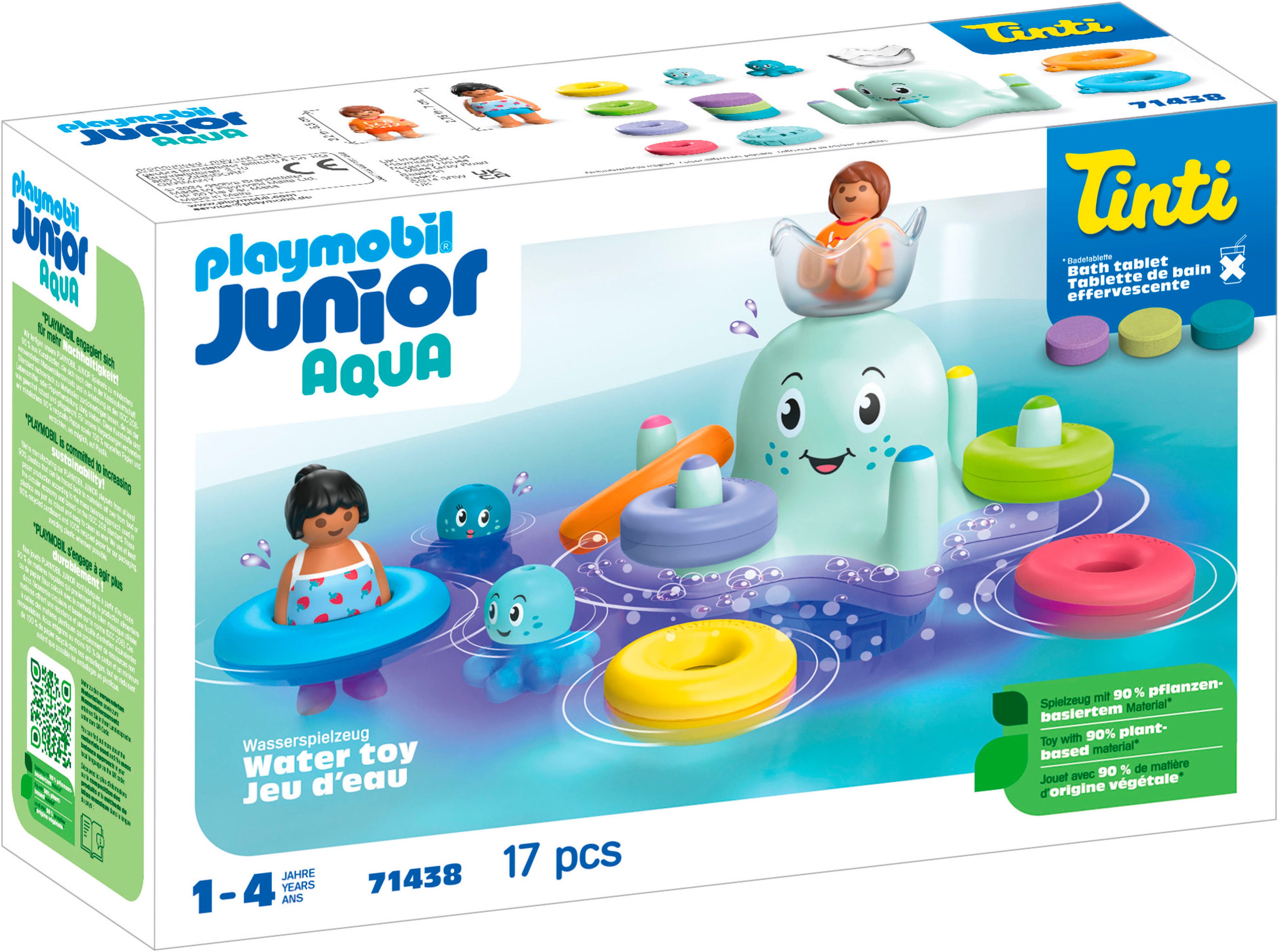 Playmobil® Bunter Tintenfisch, inkl. 3 Tinti-Badetabletten (71438) Konstruk günstig online kaufen