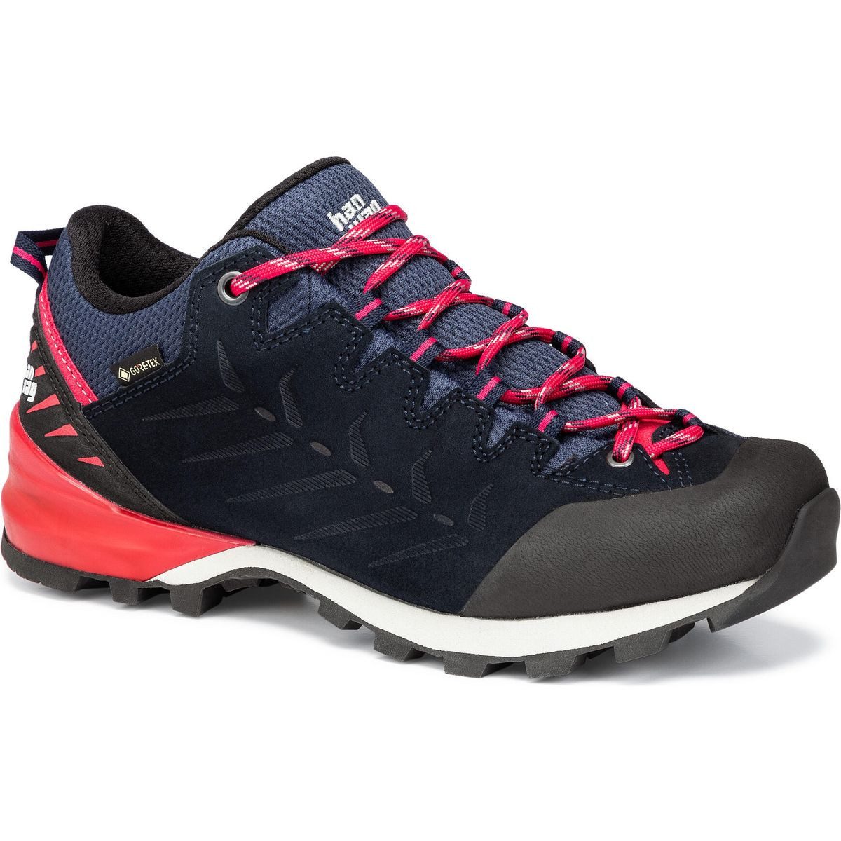 Hanwag Makra Pro Low Lady GTX Hikingschuh Leichter Zustiegsschuh für Damen mit exzellentem Grip und