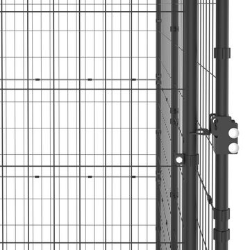 vidaXL Hundezwinger Outdoor-Hundezwinger Stahl 110x220x180 cm