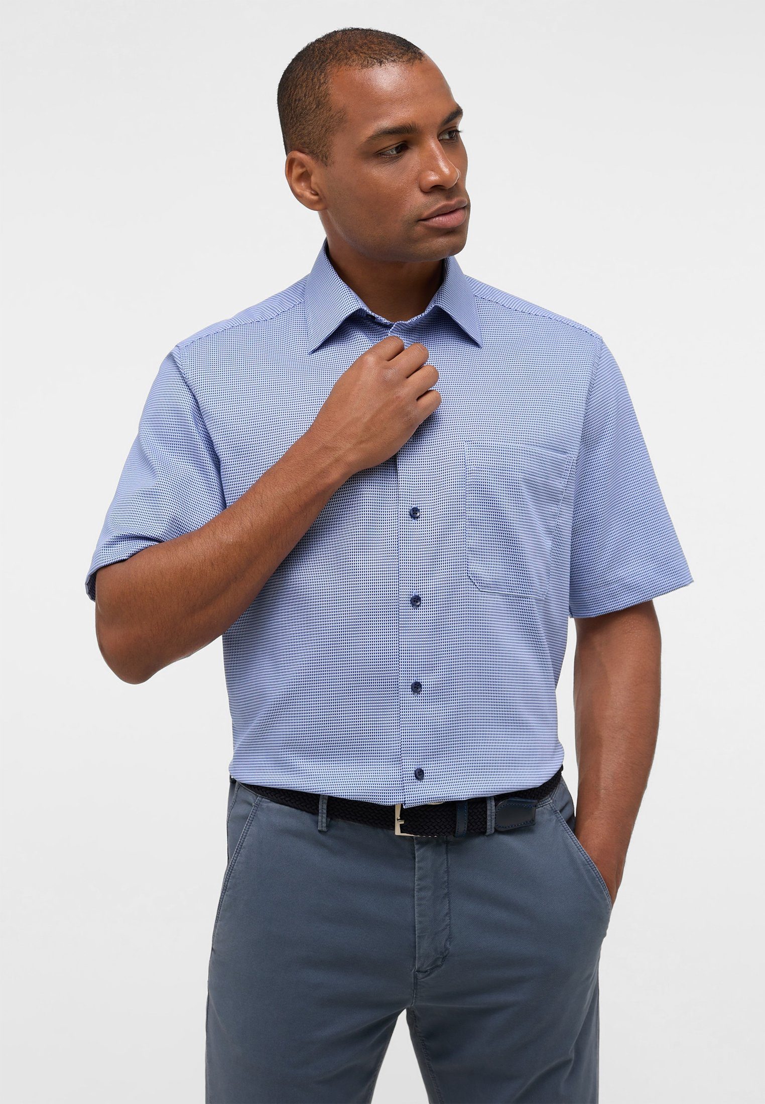 Eterna Kurzarmhemd COMFORT FIT günstig online kaufen