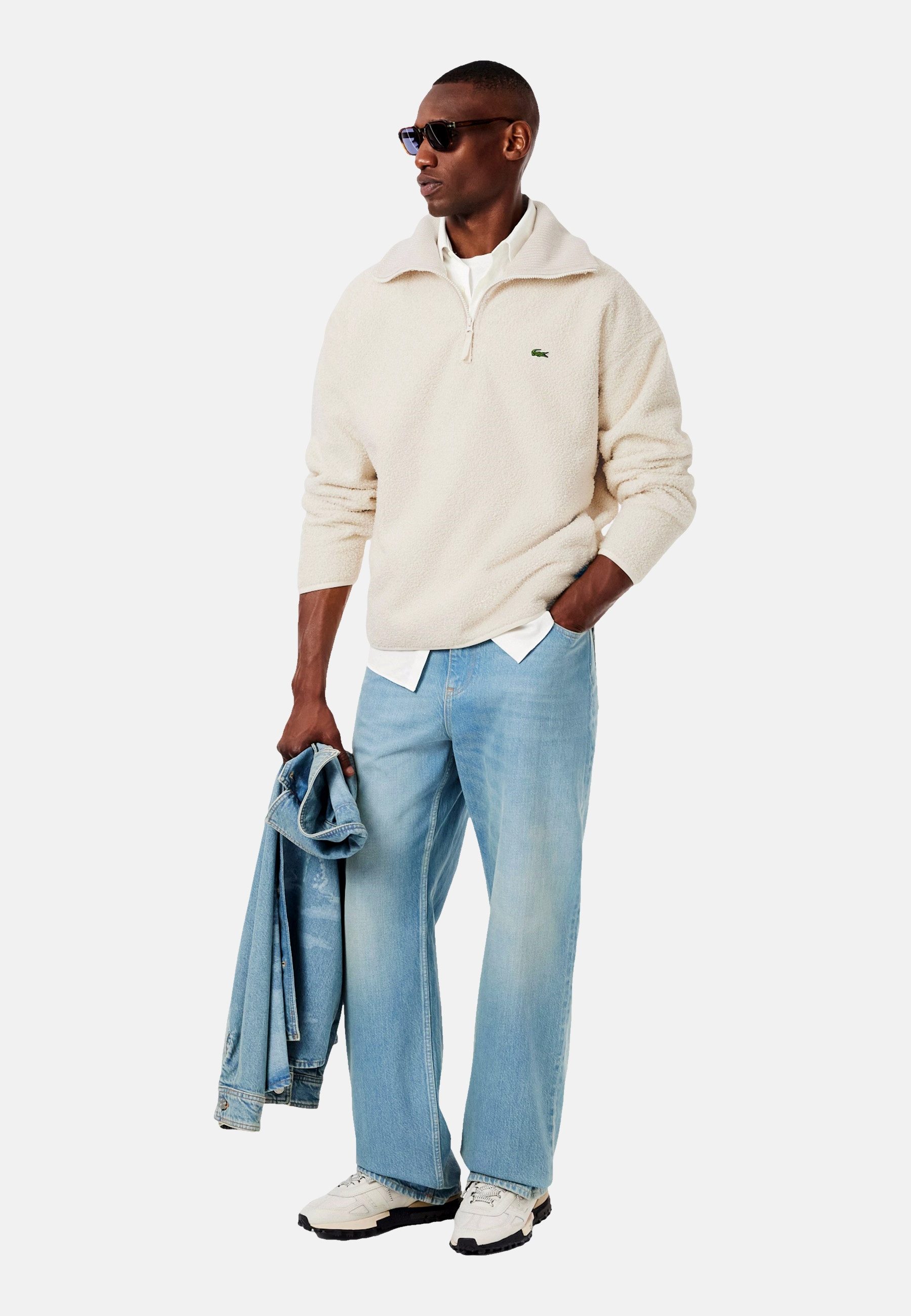 Lacoste Troyer Pullover Sweatshirt Troyer (1-tlg) günstig online kaufen