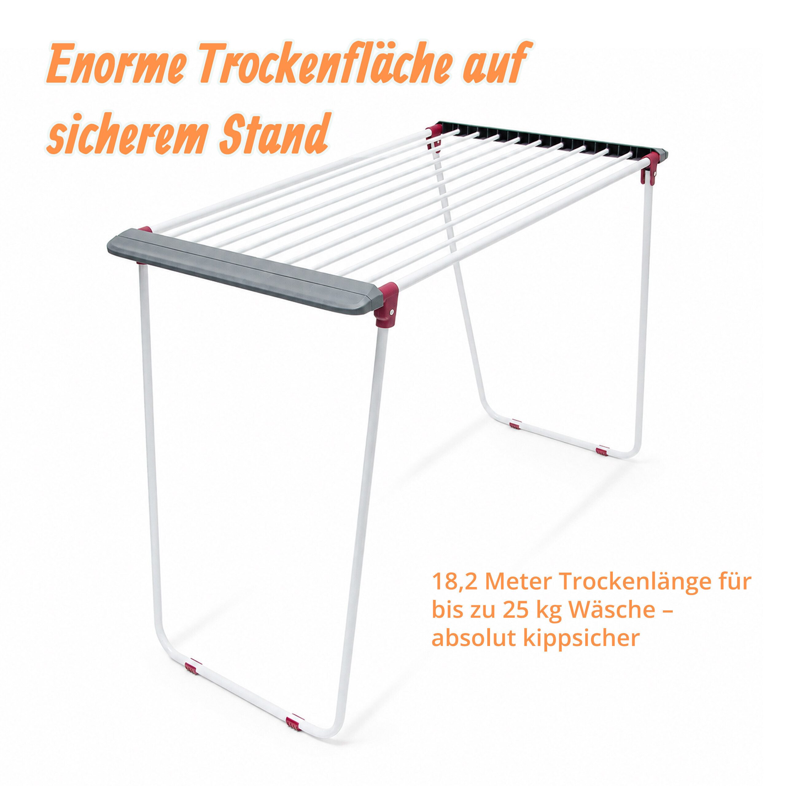 relaxdays Wäscheständer Trockenständer ausziehbar – Bild 5 von 5