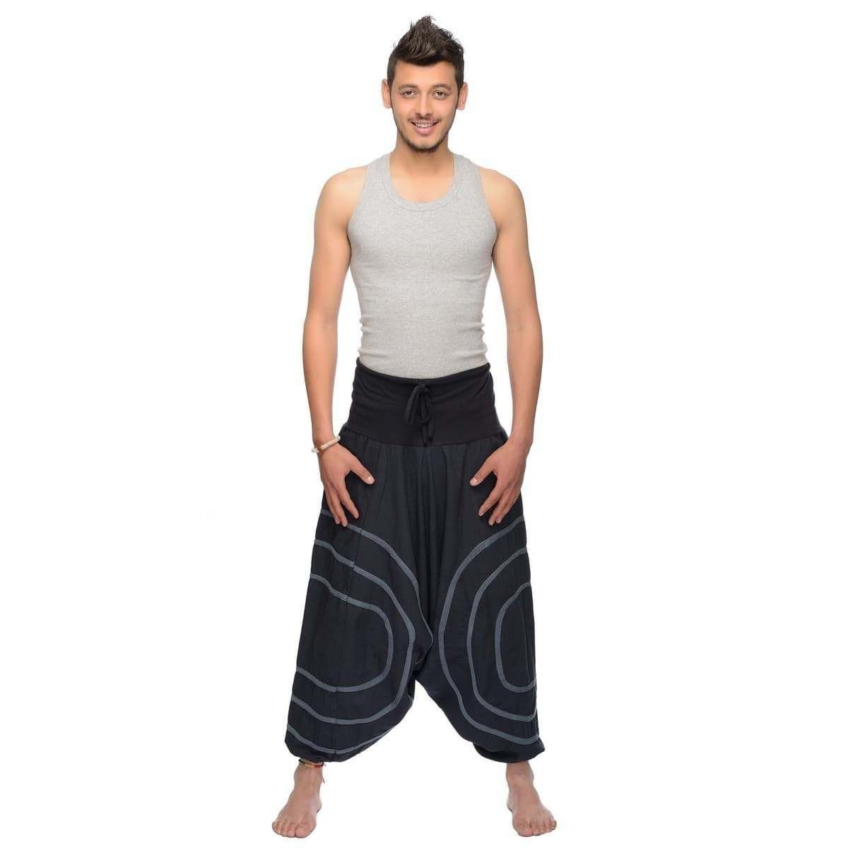 SIMANDRA Haremshose Cercles Herren Haremhose - Freizeithose (1-tlg) mit elastischem Bund