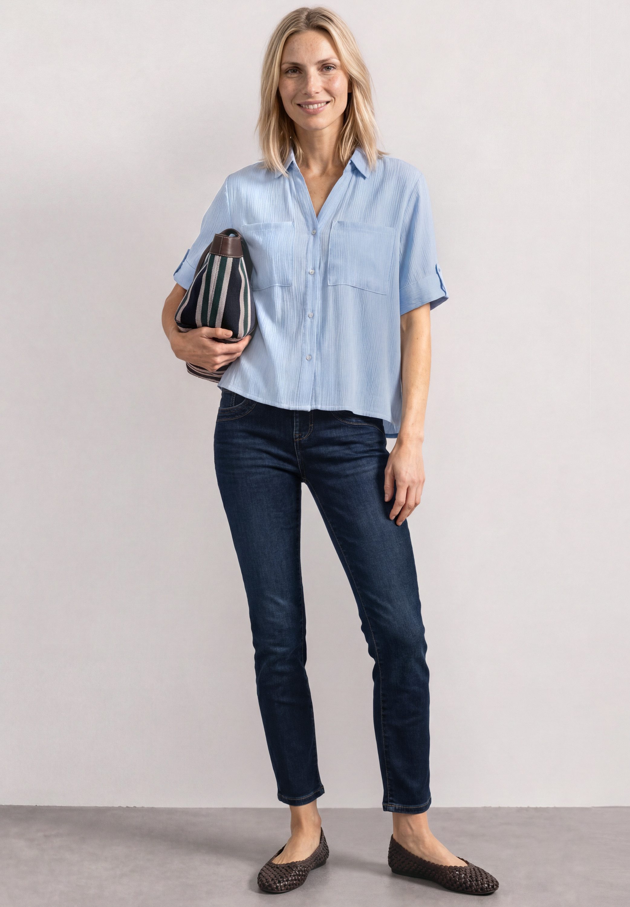 STREET ONE Slim-fit-Jeans Middle Waist – Bild 4 von 5