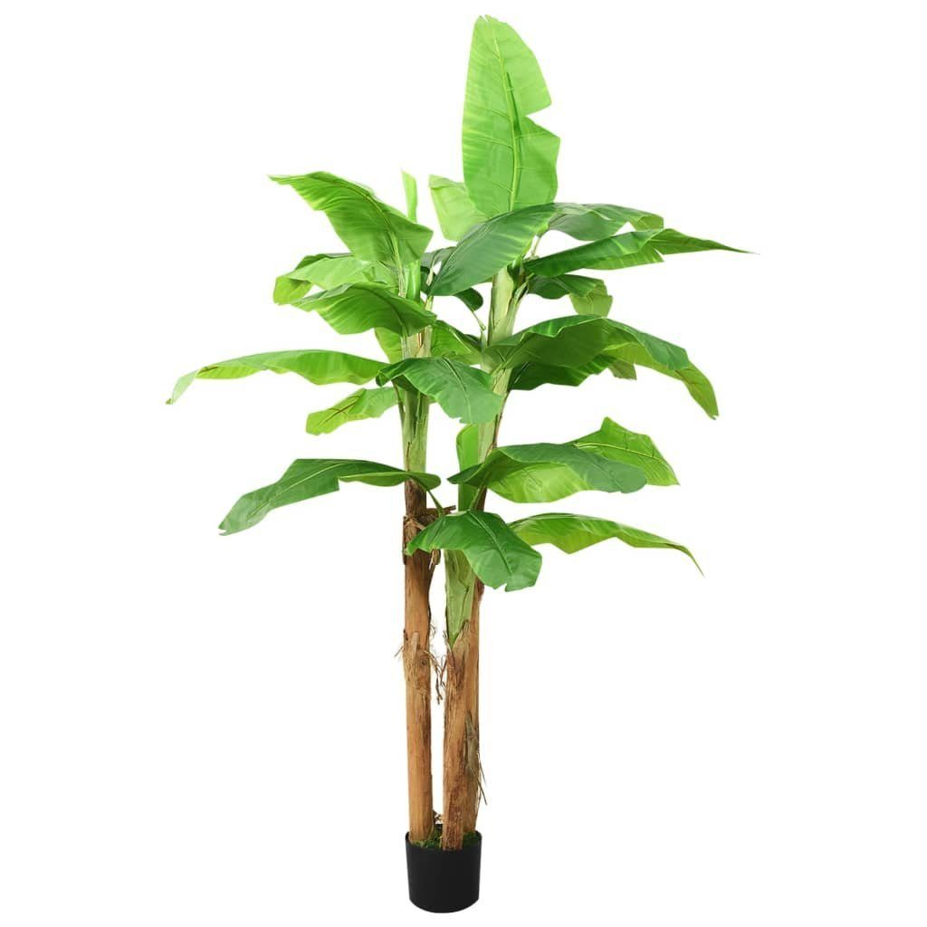Kunstpflanze Künstlicher Bananenbaum mit Topf 300 cm Grün, furnicato, Höhe 300 cm