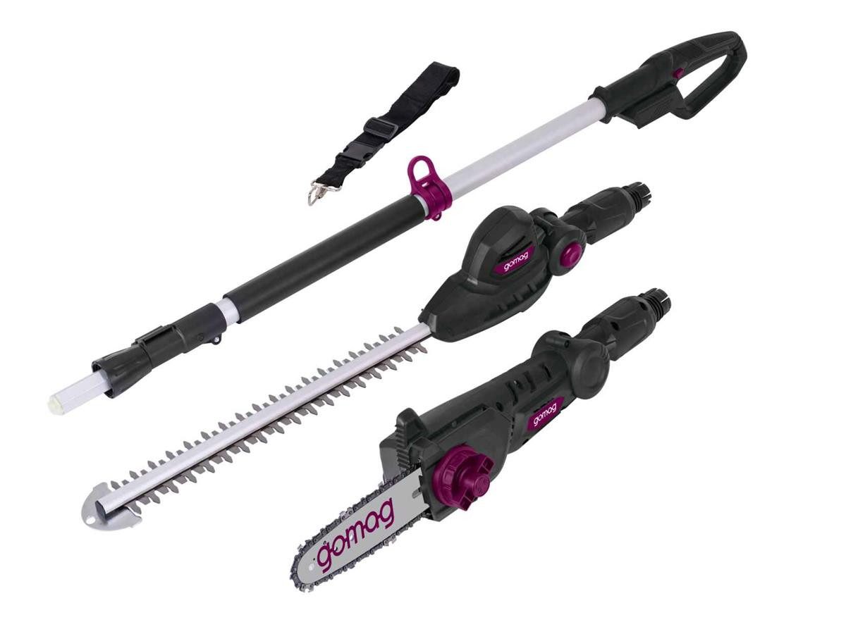 Gomag Garten-Multifunktionsgerät GO-HHS410, 2-in-1, 4-St., inkl. Schultergurt, ohne Akku und Ladegerät