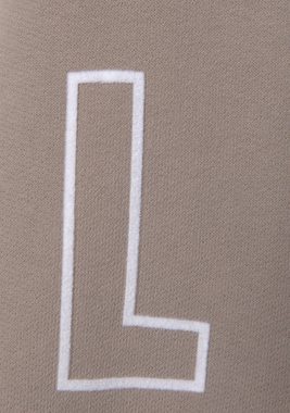 Elbsand Sweatshirt mit Logodruck und Reißverschluss am Kragen