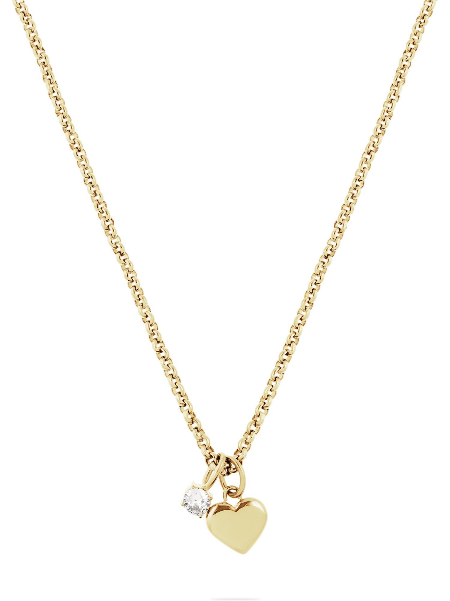 FAVS Edelstahlkette FAVS Damen-Kette Edelstahl Zirkonia günstig online kaufen